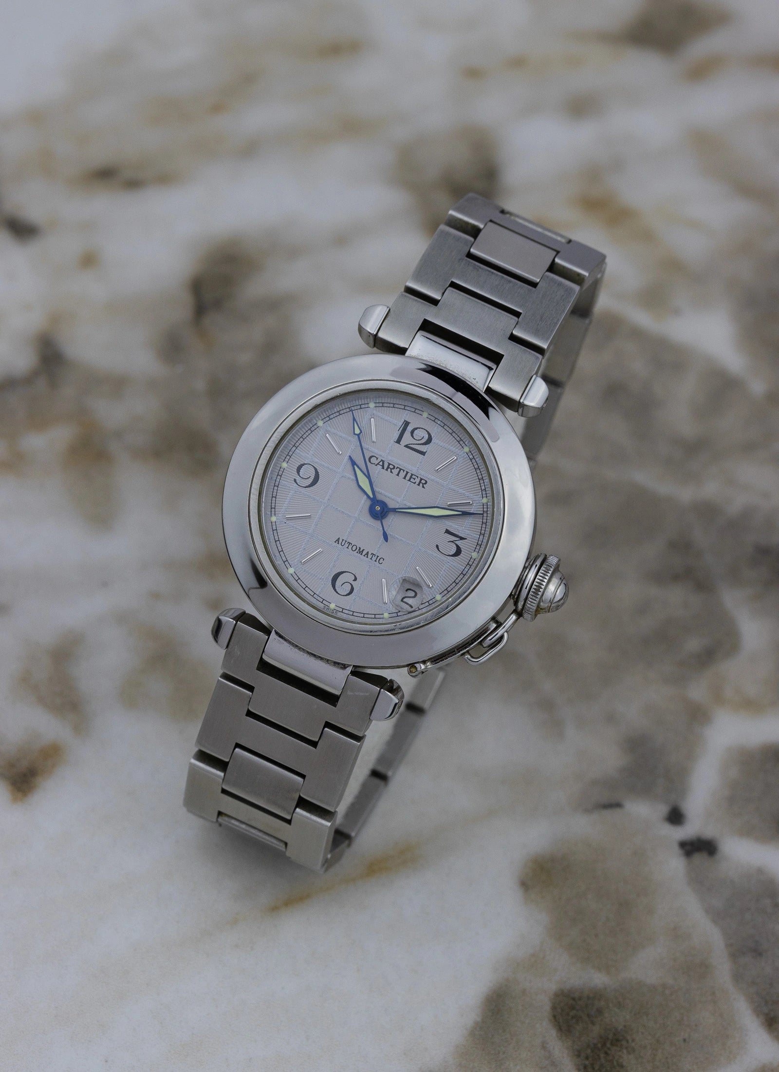 2000s Cartier Pasha White Dial 2324