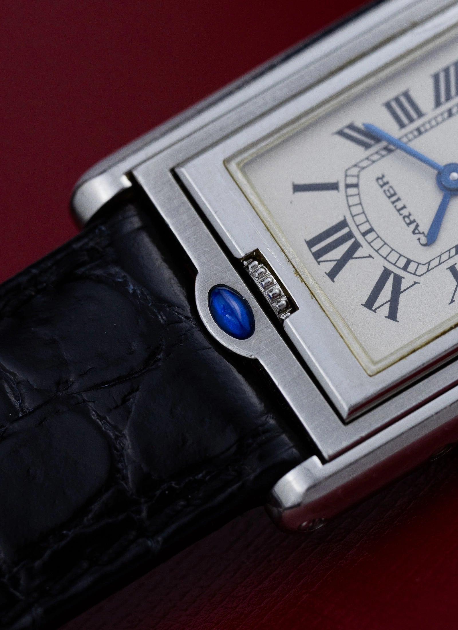 2010s Cartier Tank Basculante Quartz 2405 Box