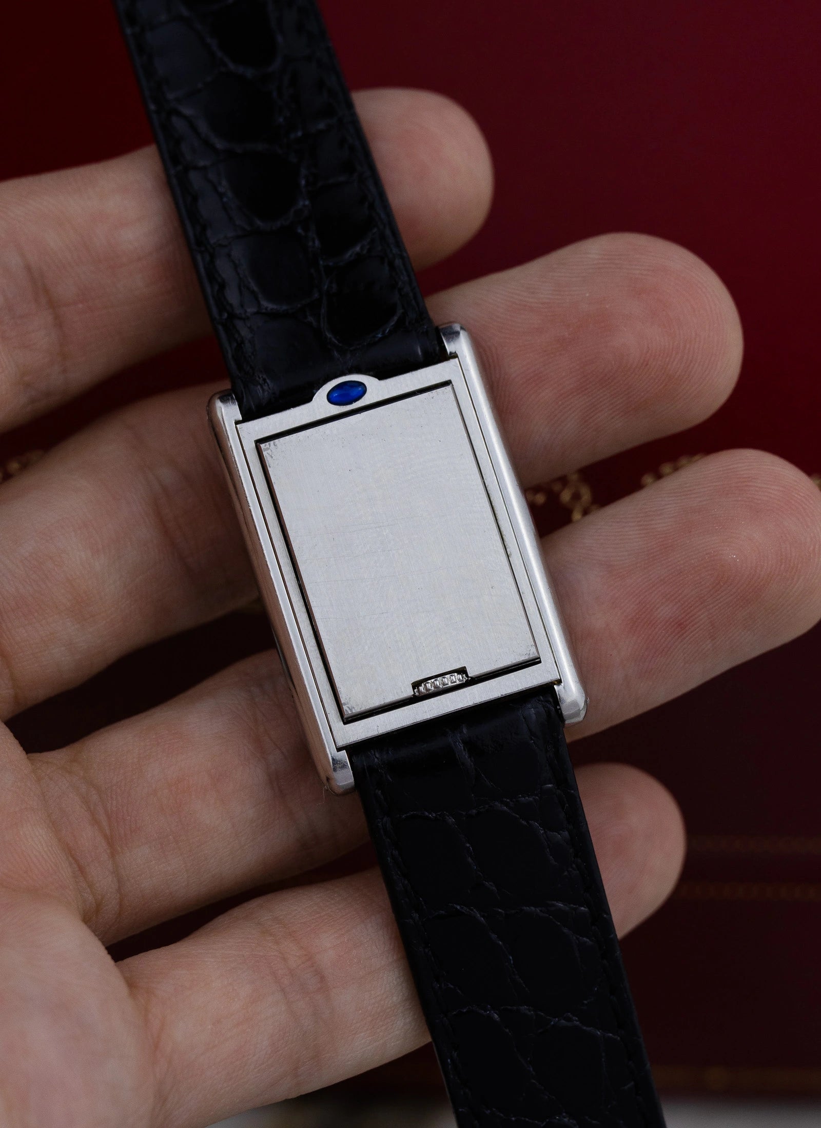 2010s Cartier Tank Basculante Quartz 2405 Box
