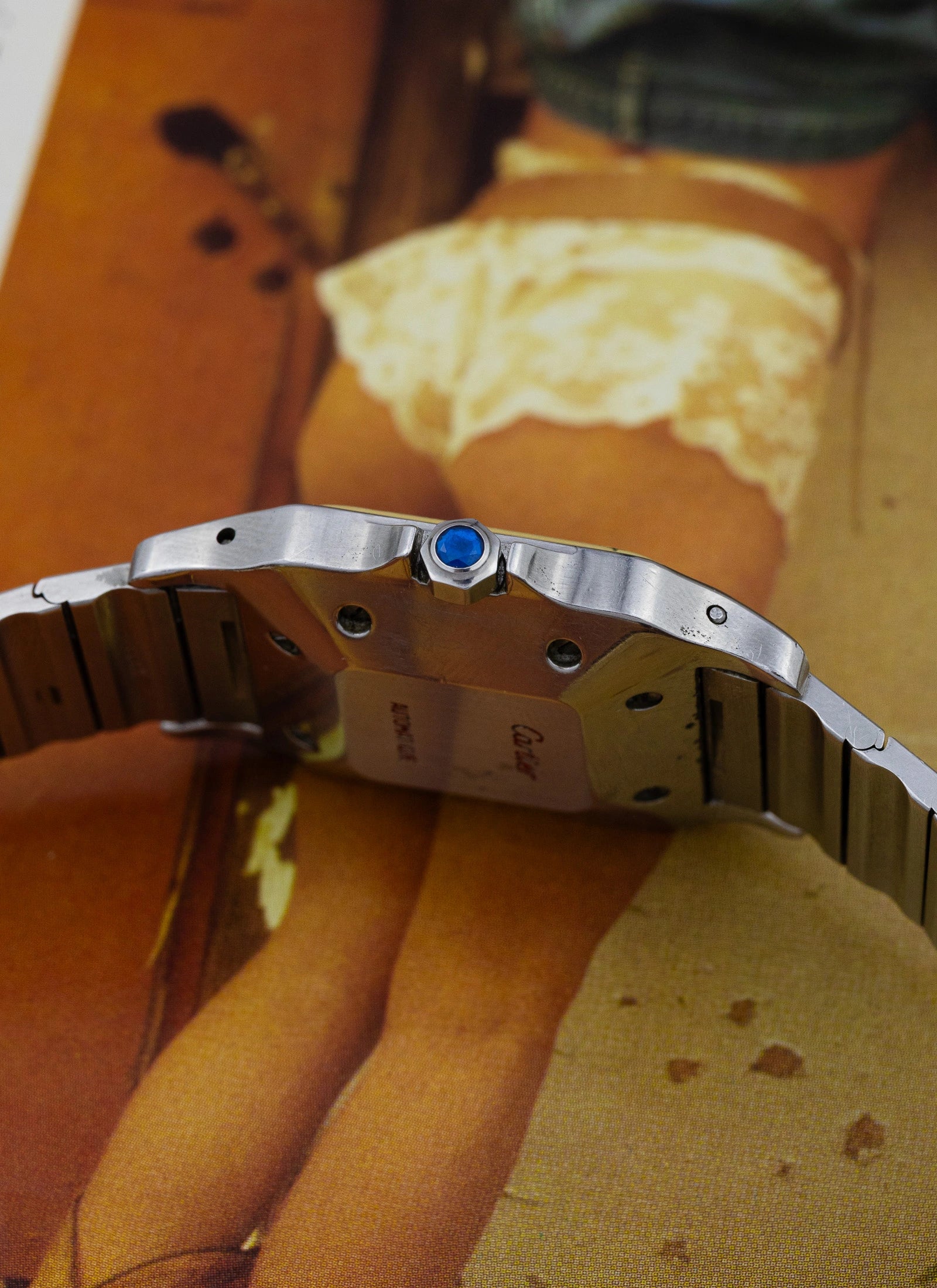 1980s Cartier Santos Caree Automatique