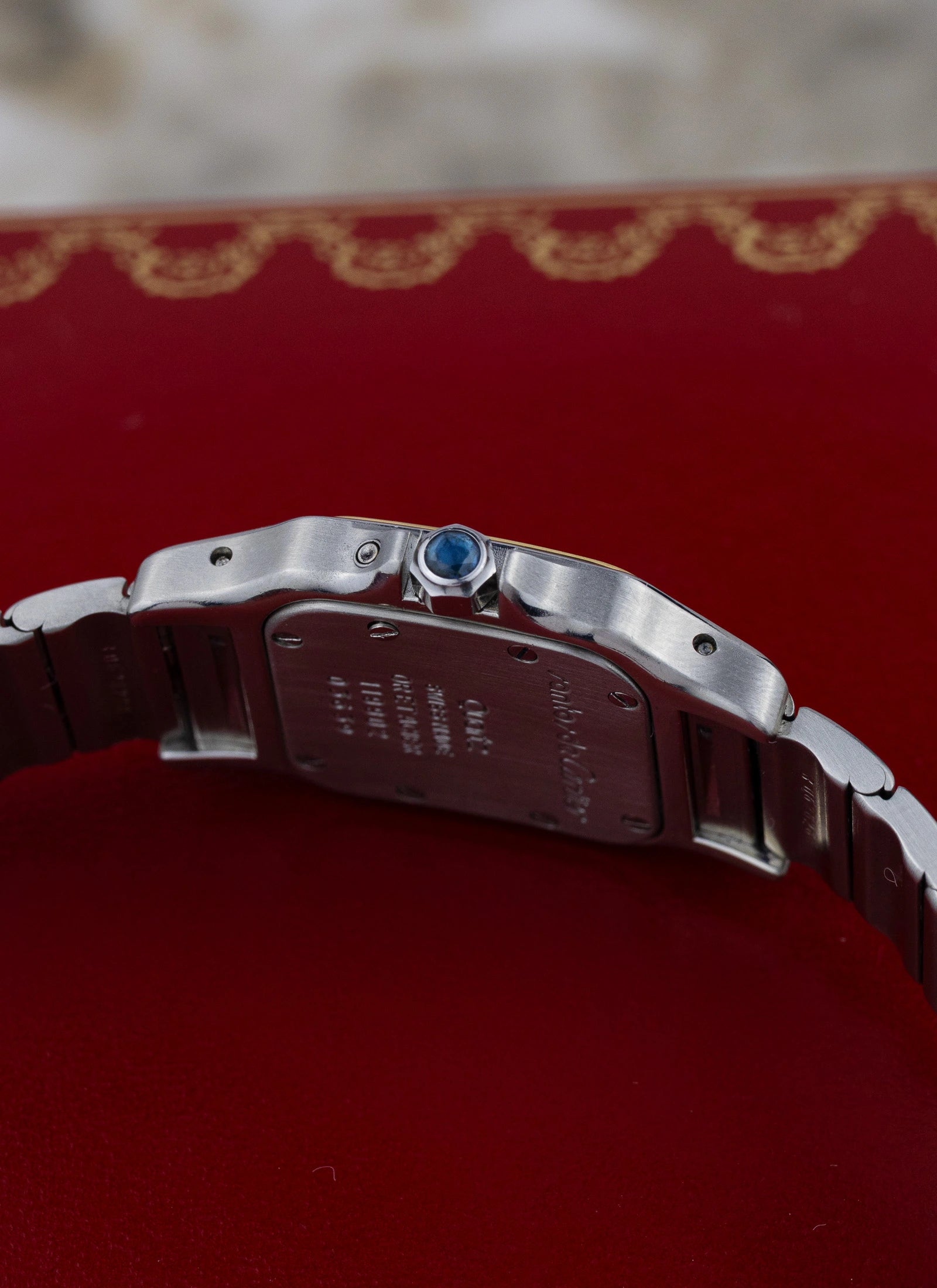 1990s Cartier Santos Galbee Moonphase 119902 Box