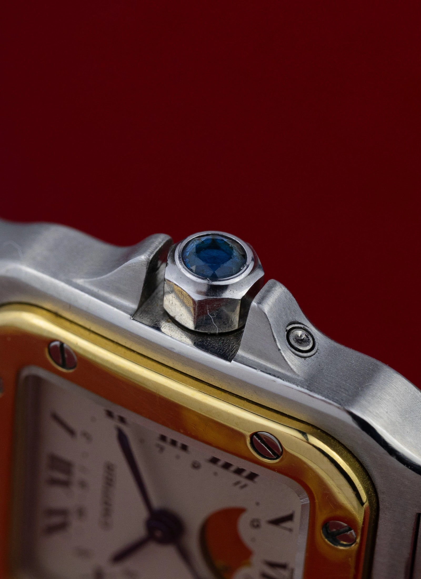 1990s Cartier Santos Galbee Moonphase 119902 Box