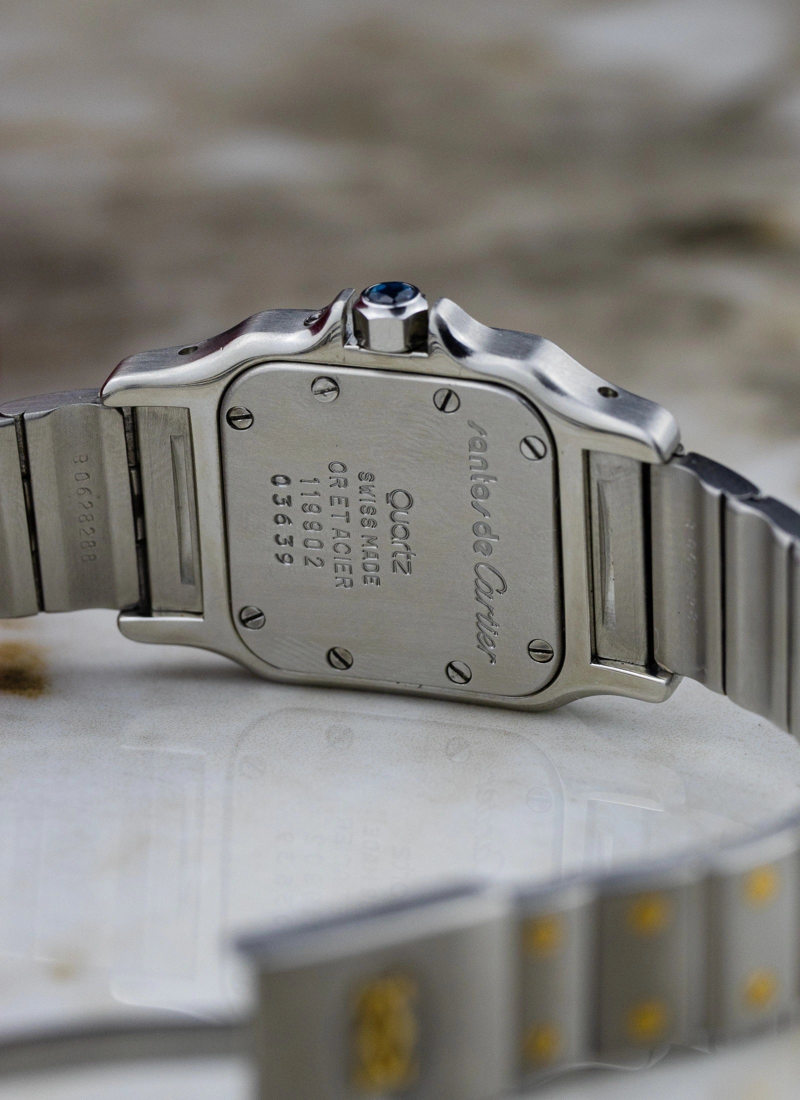 1990s Cartier Santos Galbee Moonphase 119902 Box