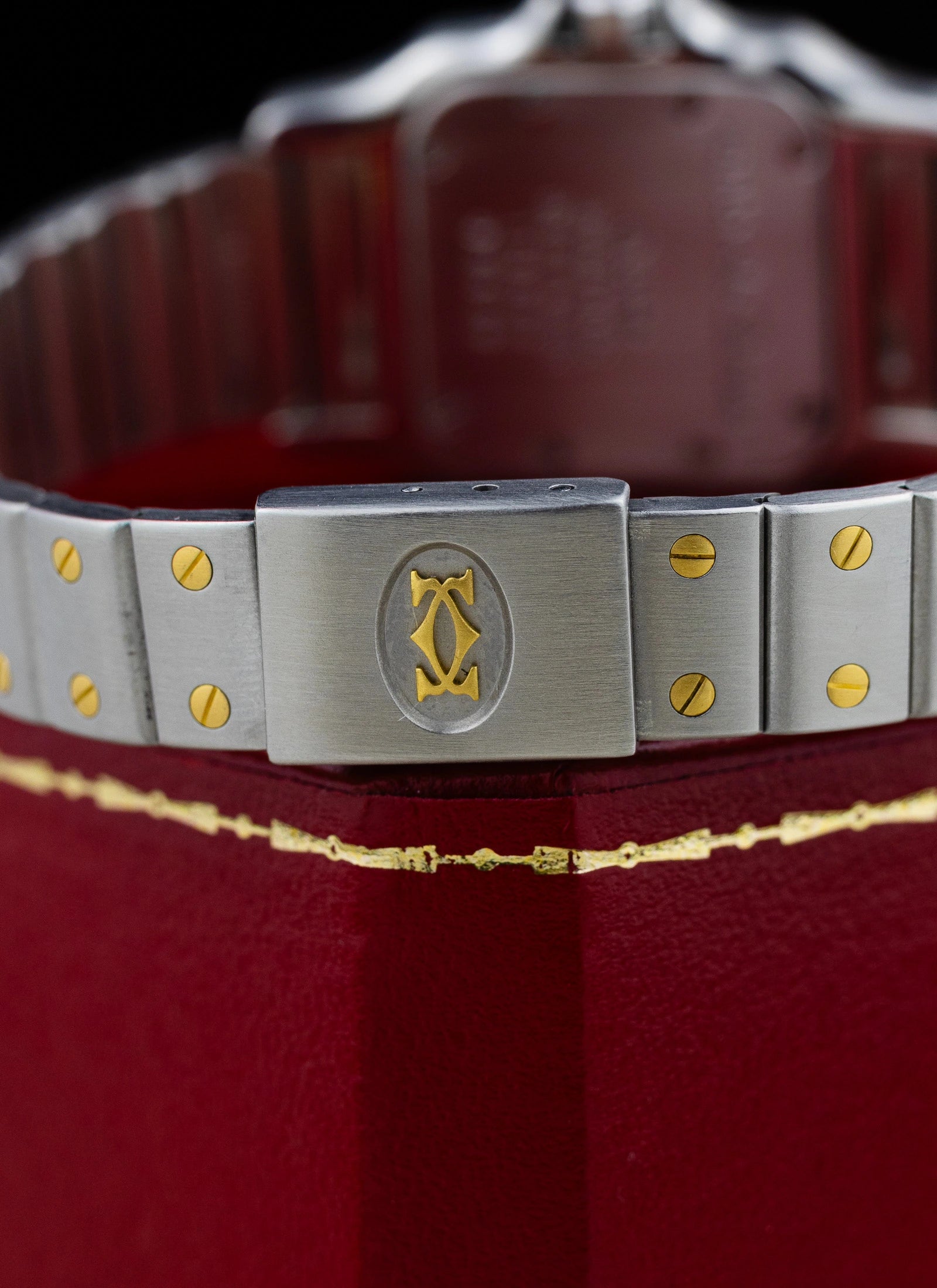 1990s Cartier Santos Galbee Moonphase 119902 Box