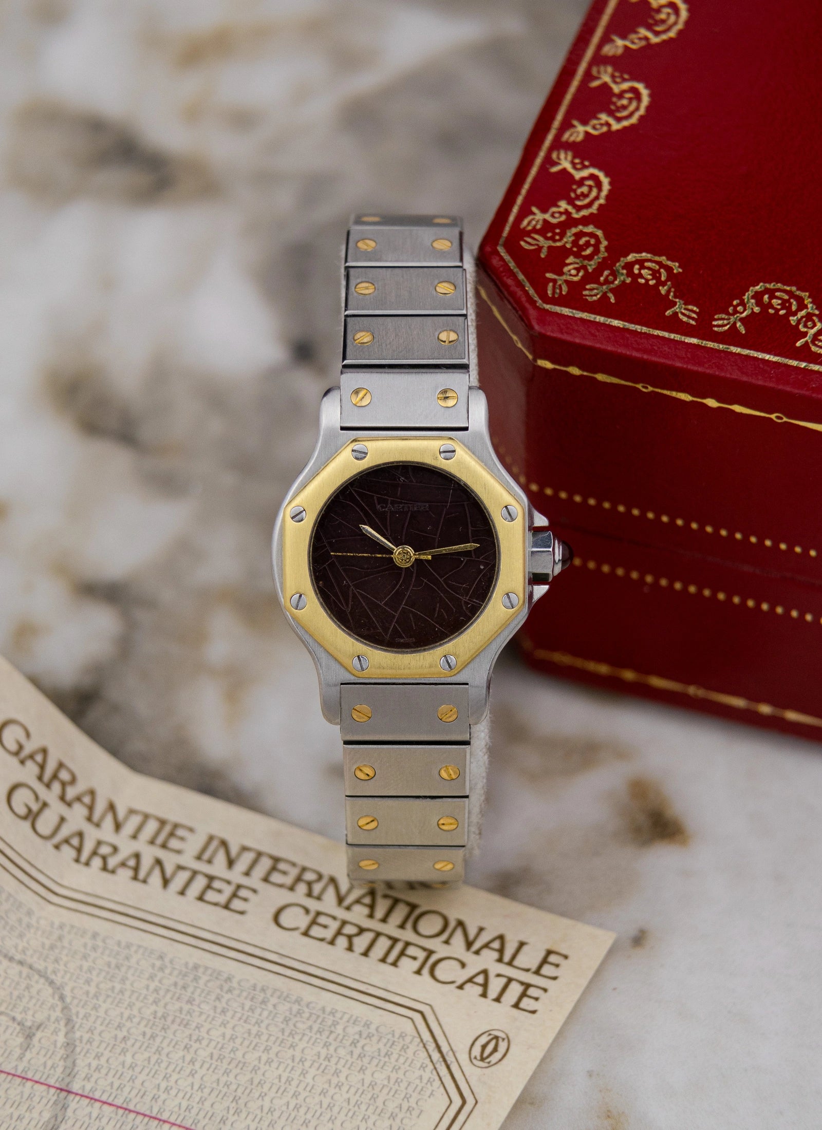 1997 Lady Cartier Santos Octagon Full Set