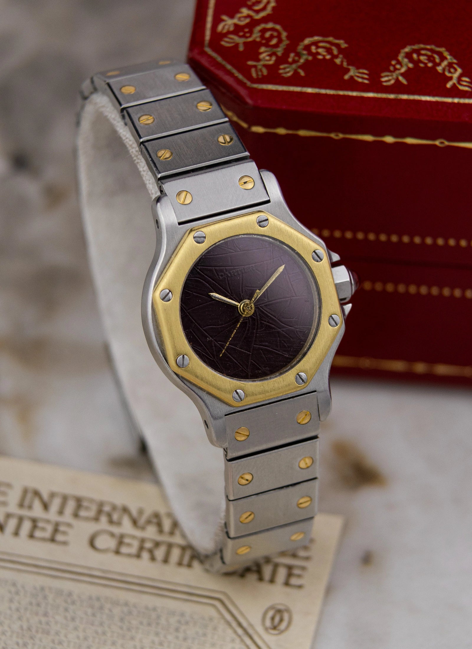 1997 Lady Cartier Santos Octagon Full Set
