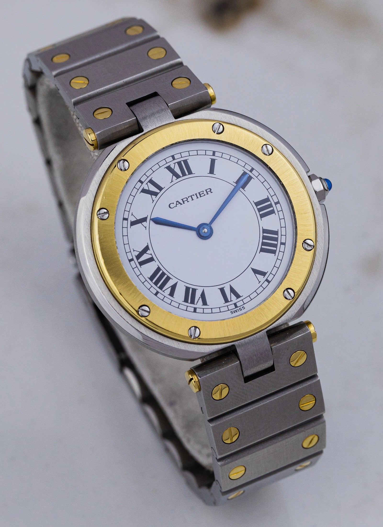 1990s Cartier Santos Vendome Ronde Bicolor 8191
