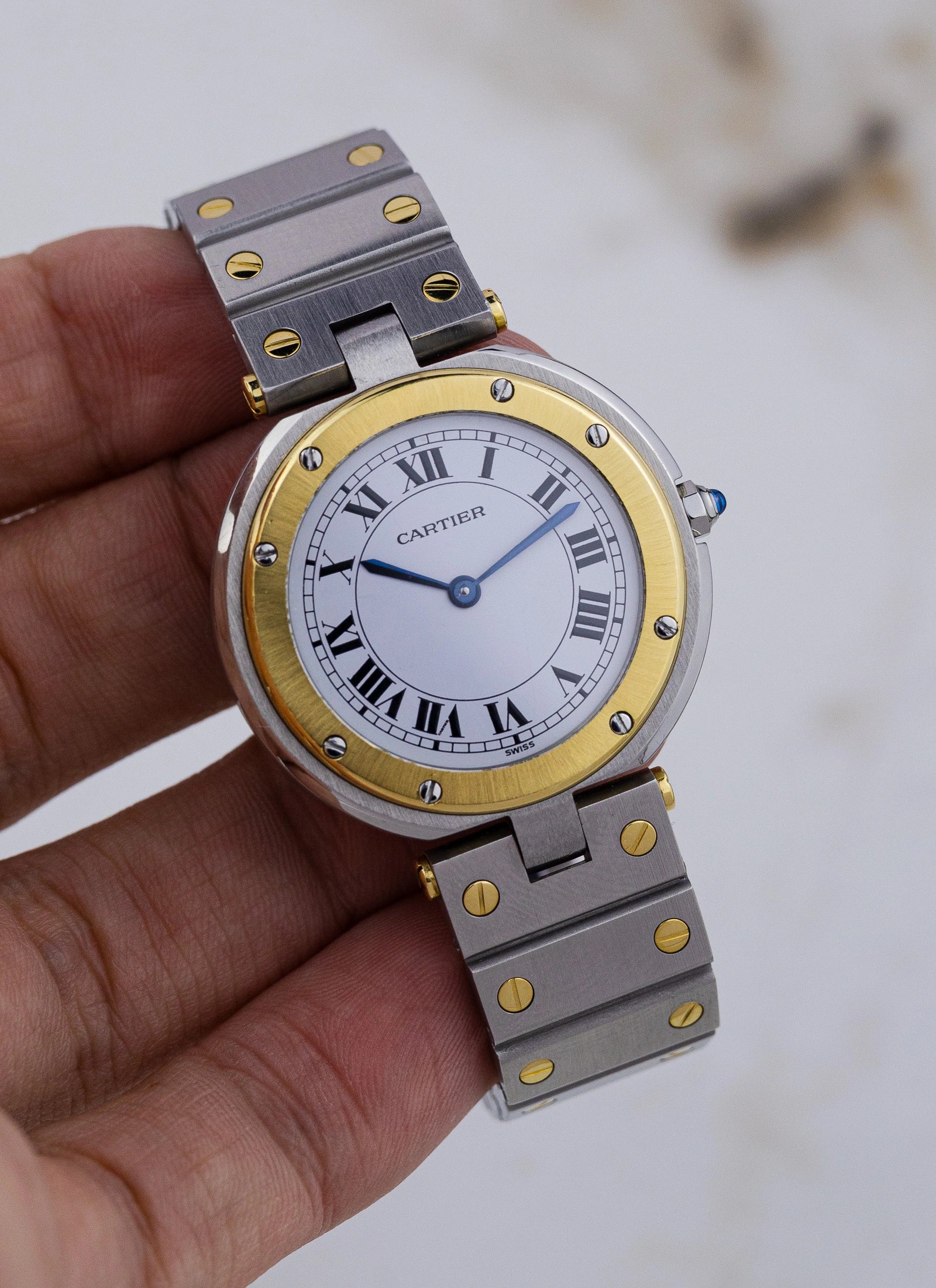 1990s Cartier Santos Vendome Ronde Bicolor 8191