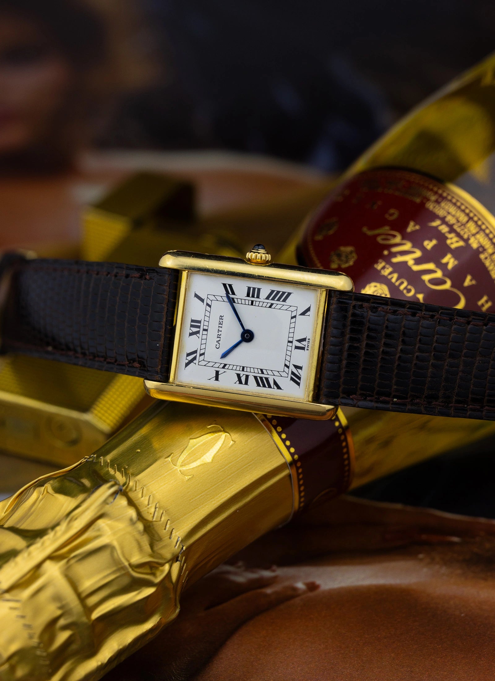 2000s 18K Cartier Tank M Size W1512856