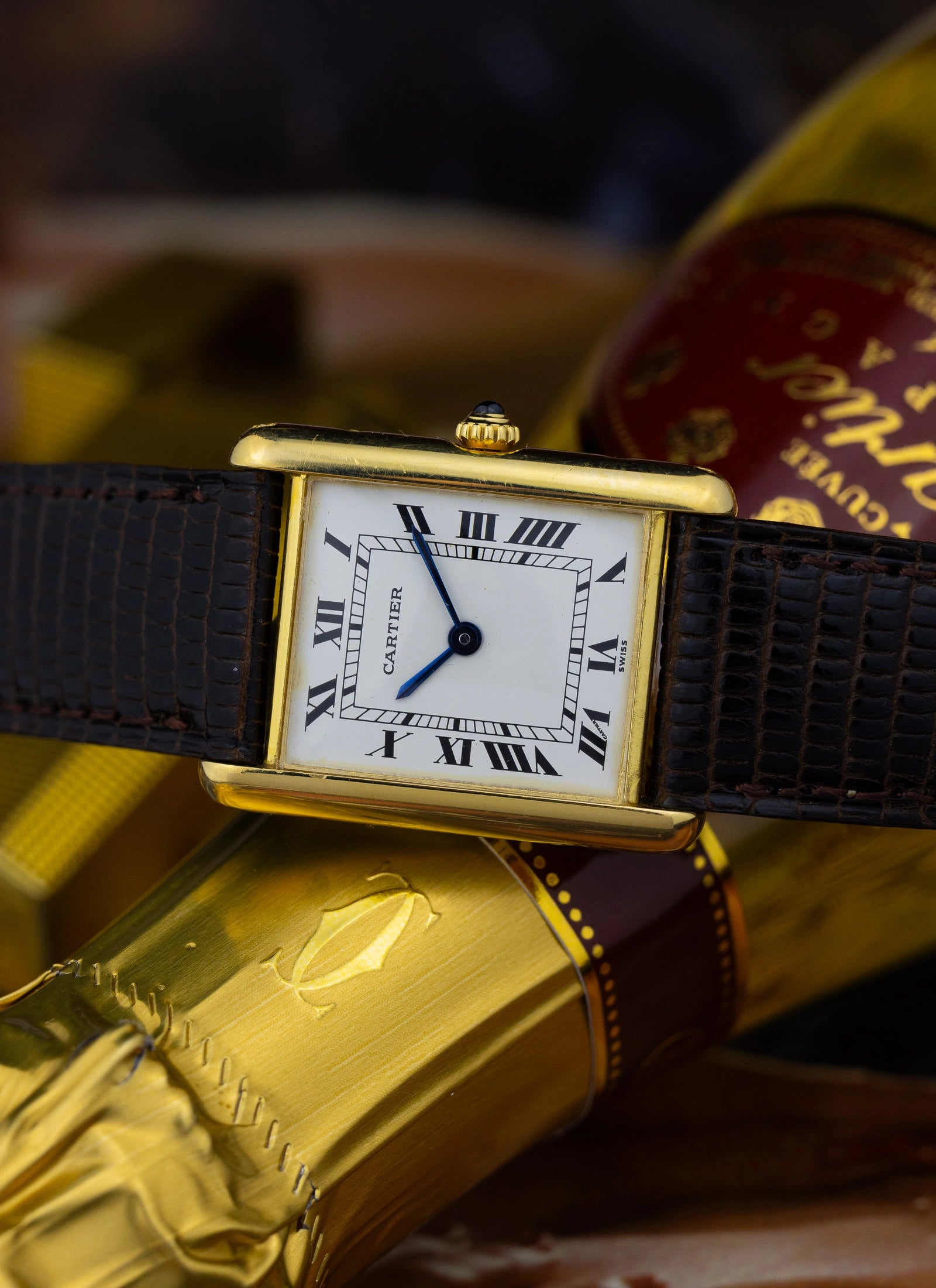 2000s 18K Cartier Tank M Size W1512856