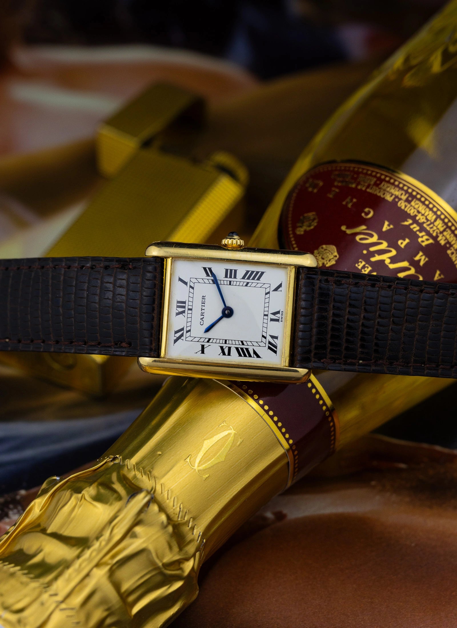 2000s 18K Cartier Tank M Size W1512856