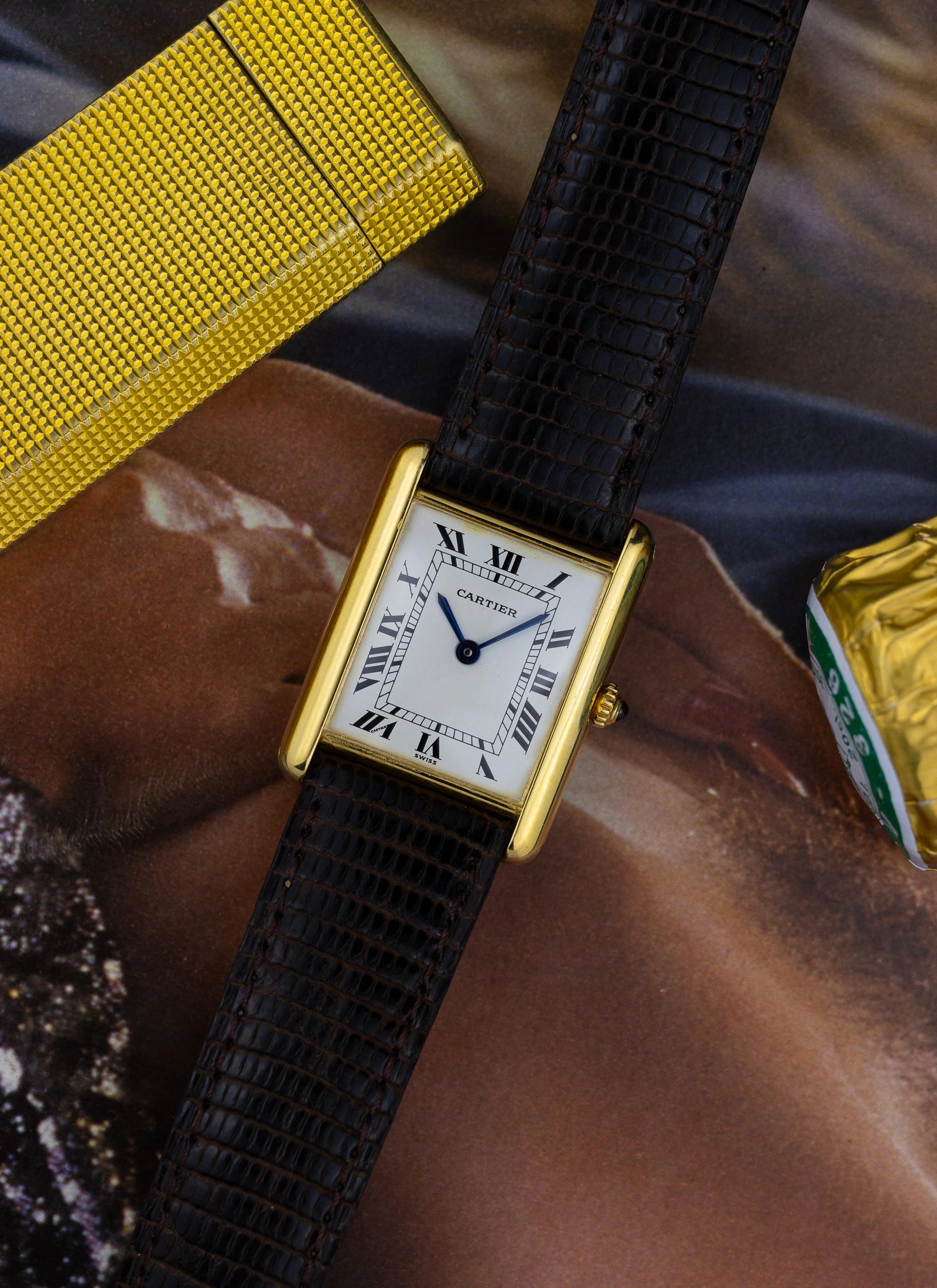 2000s 18K Cartier Tank M Size W1512856