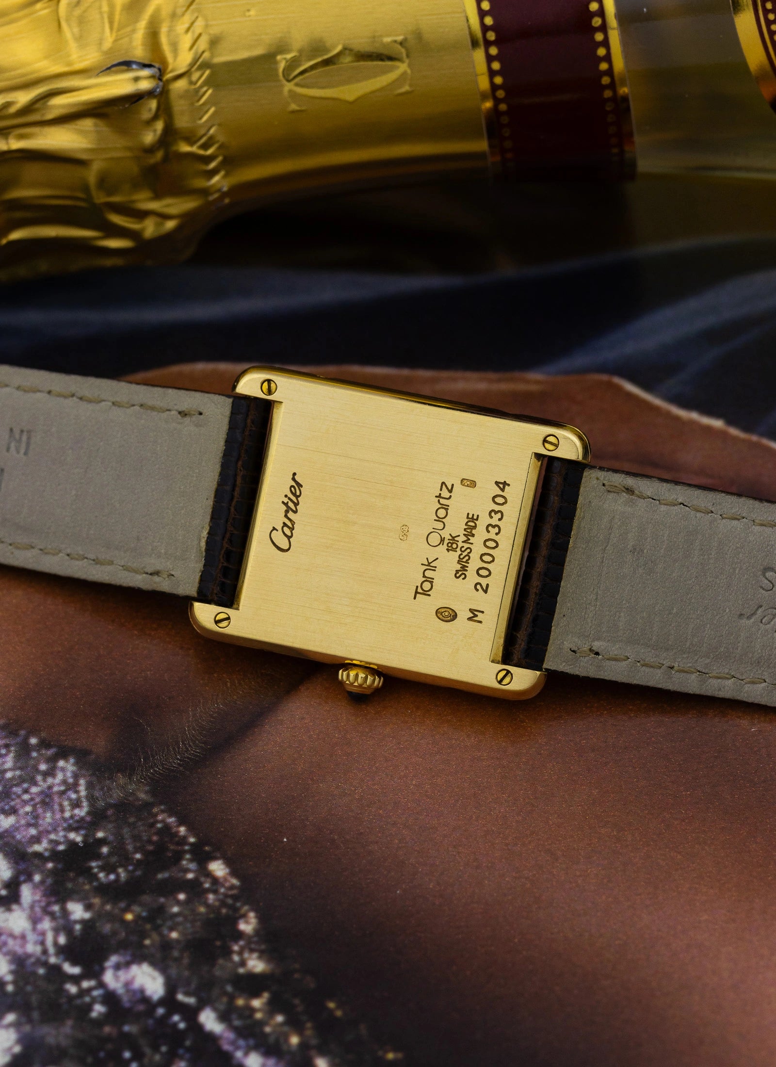 2000s 18K Cartier Tank M Size W1512856