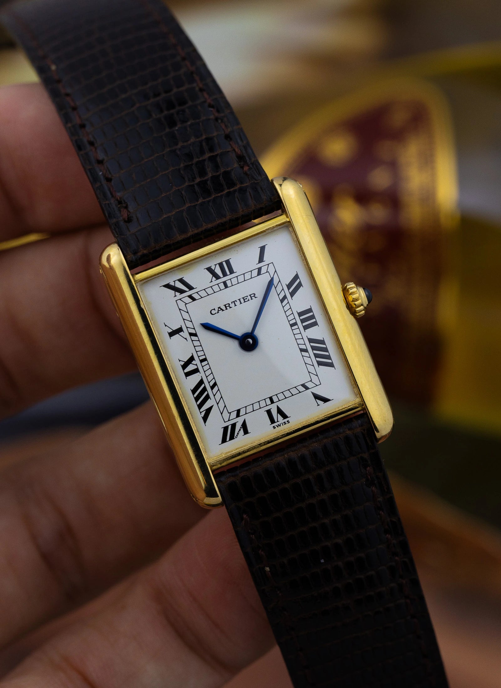 2000s 18K Cartier Tank M Size W1512856