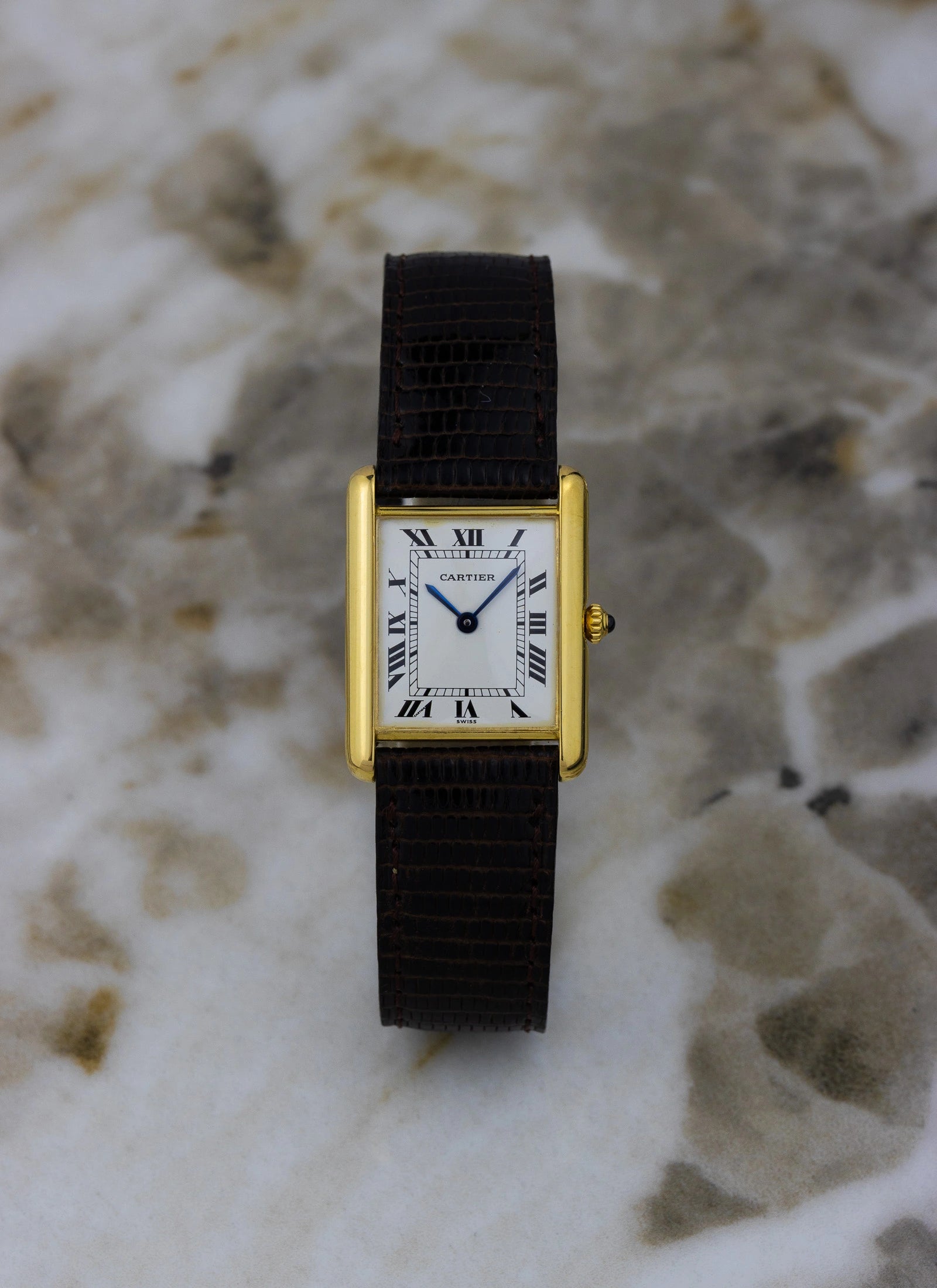 2000s 18K Cartier Tank M Size W1512856