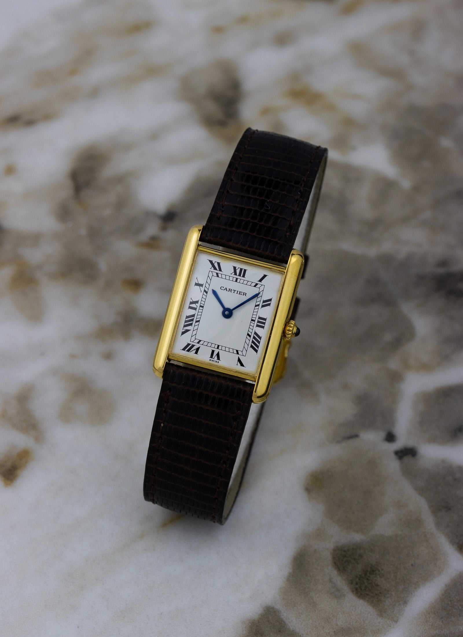 2000s 18K Cartier Tank M Size W1512856