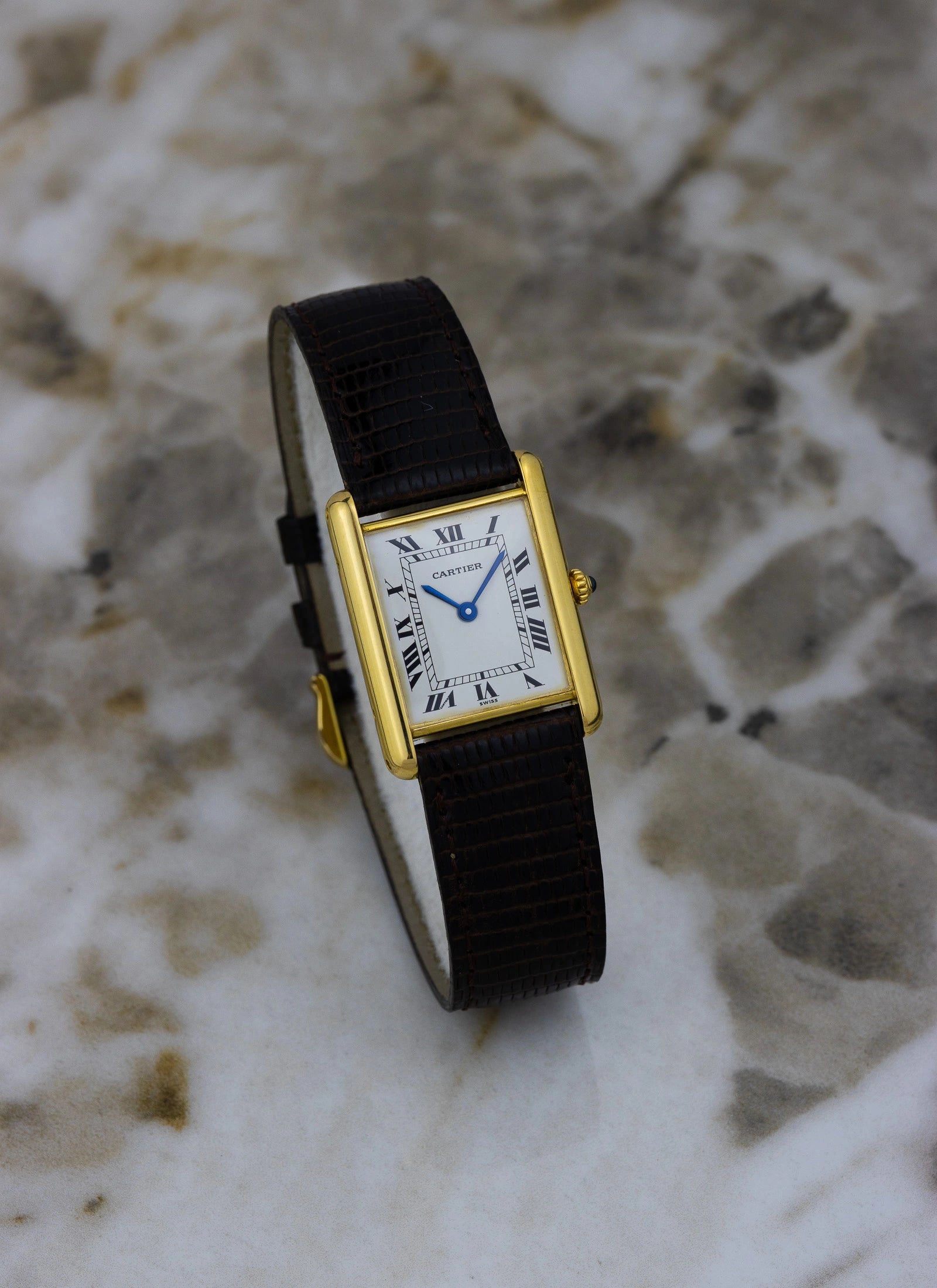 2000s 18K Cartier Tank M Size W1512856