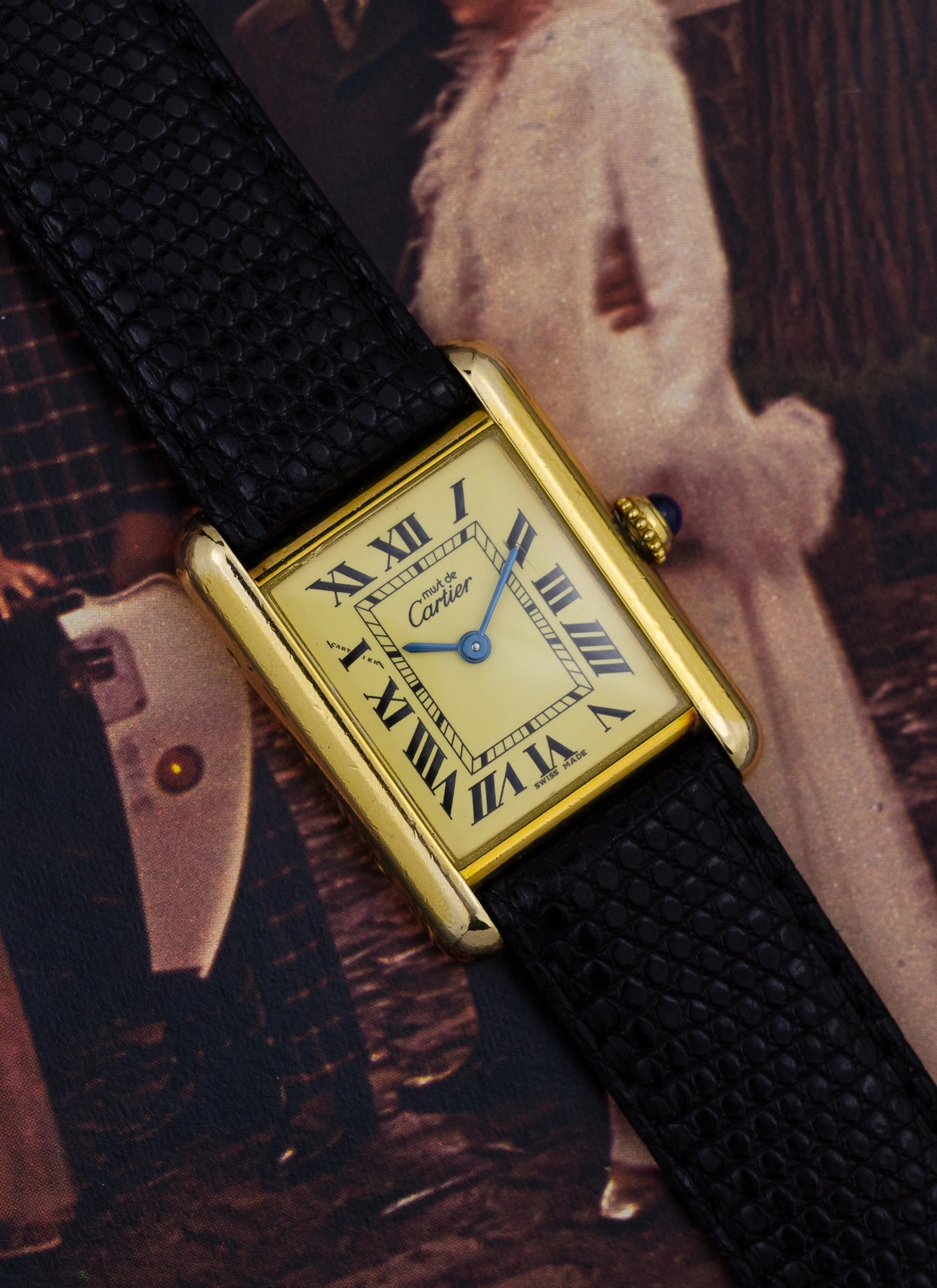 1990s Lady Cartier Must Tank Ivory 2415