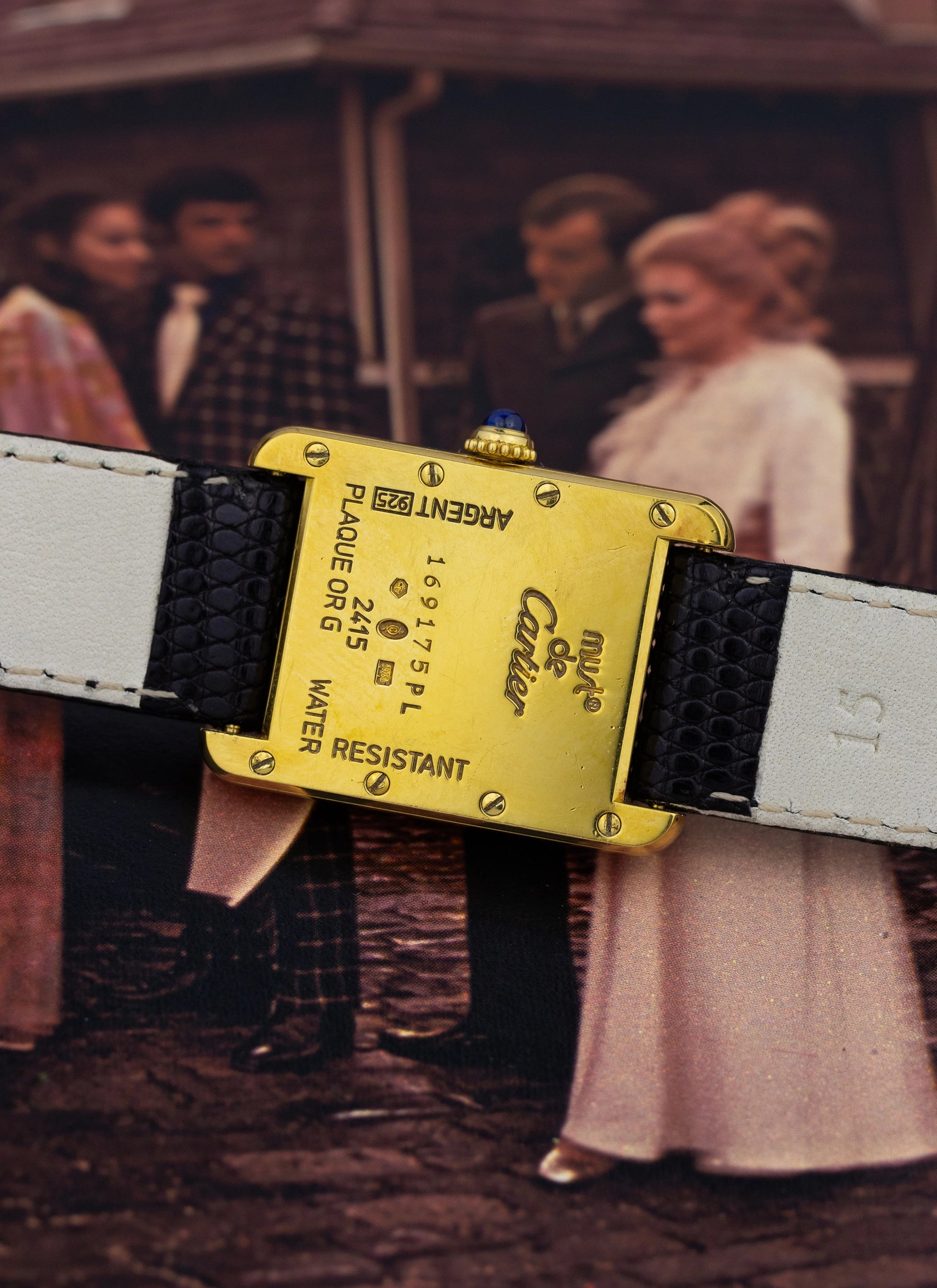 1990s Lady Cartier Must Tank Ivory Mid-Size Ref 2415