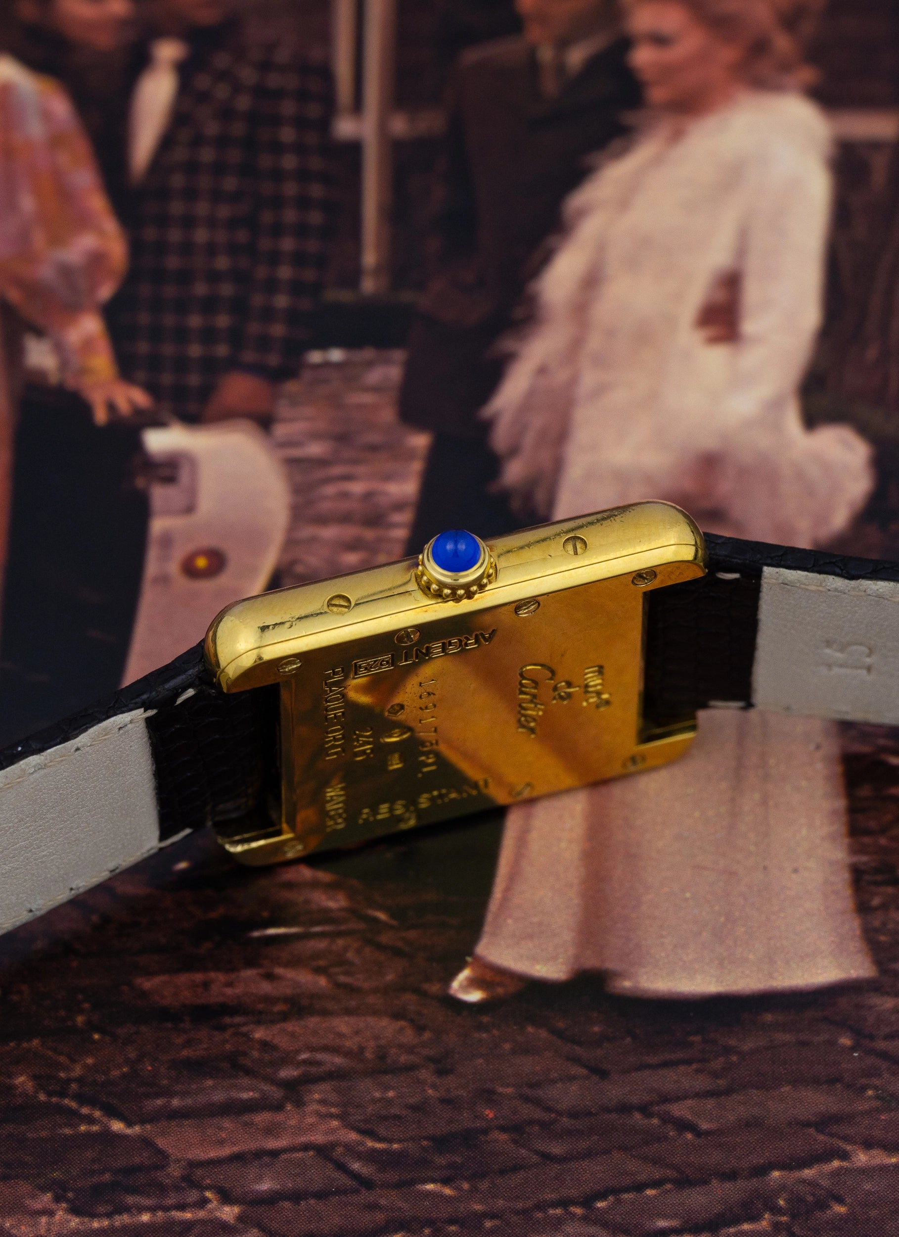 1990s Lady Cartier Must Tank Ivory Mid-Size Ref 2415