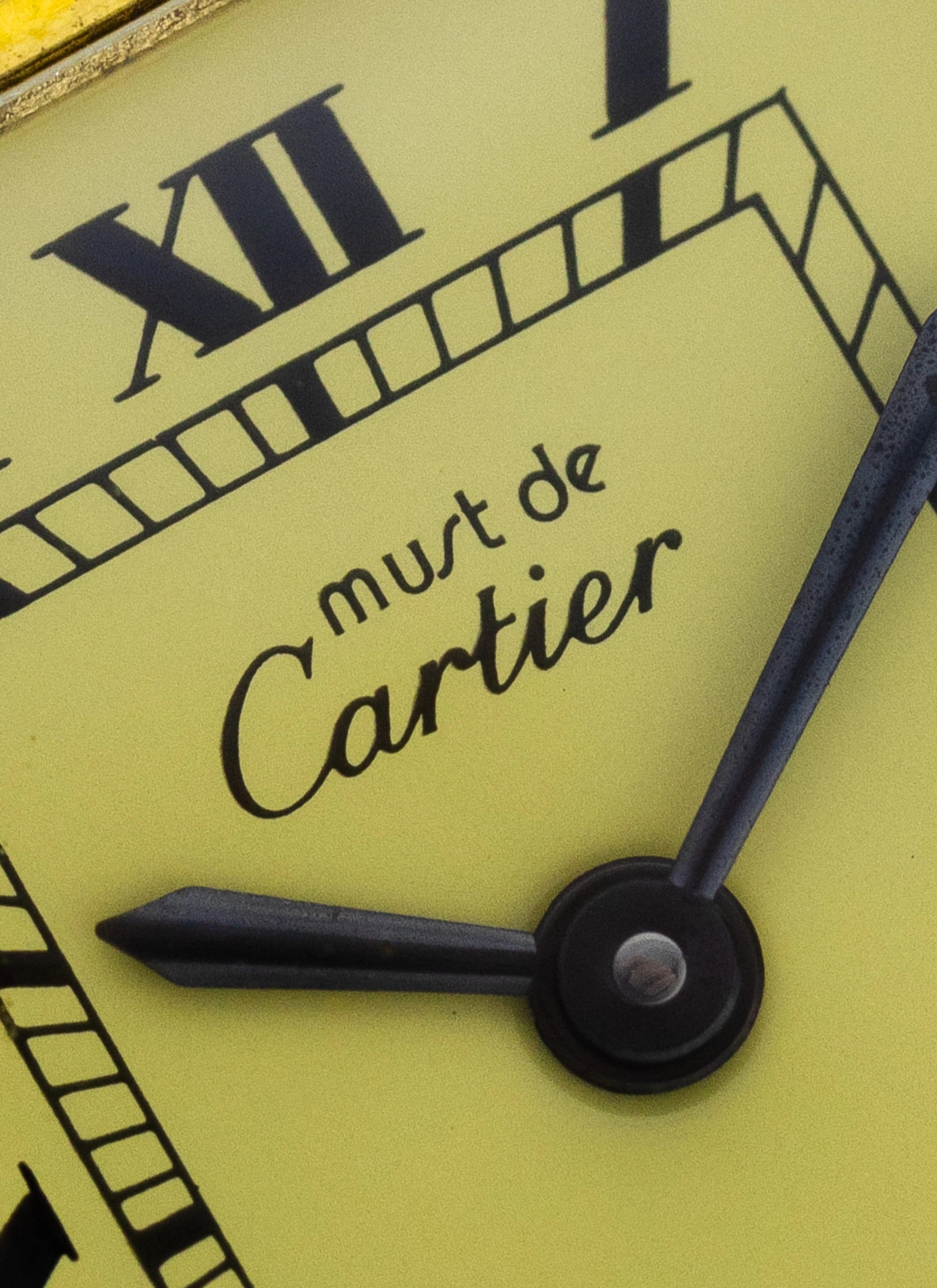 1980s Cartier Tank Ivory Manual Winding Box