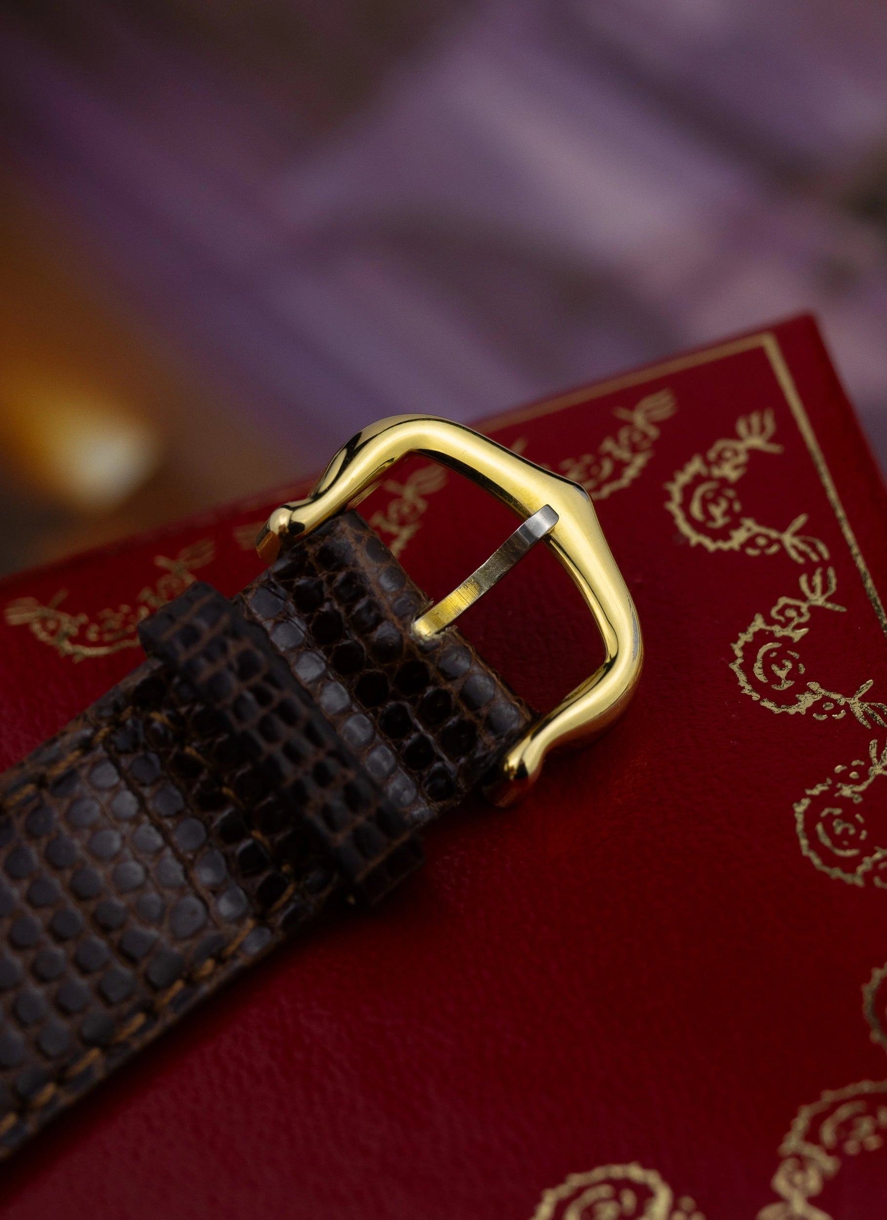 1980s Cartier Tank Ivory Manual Winding Box