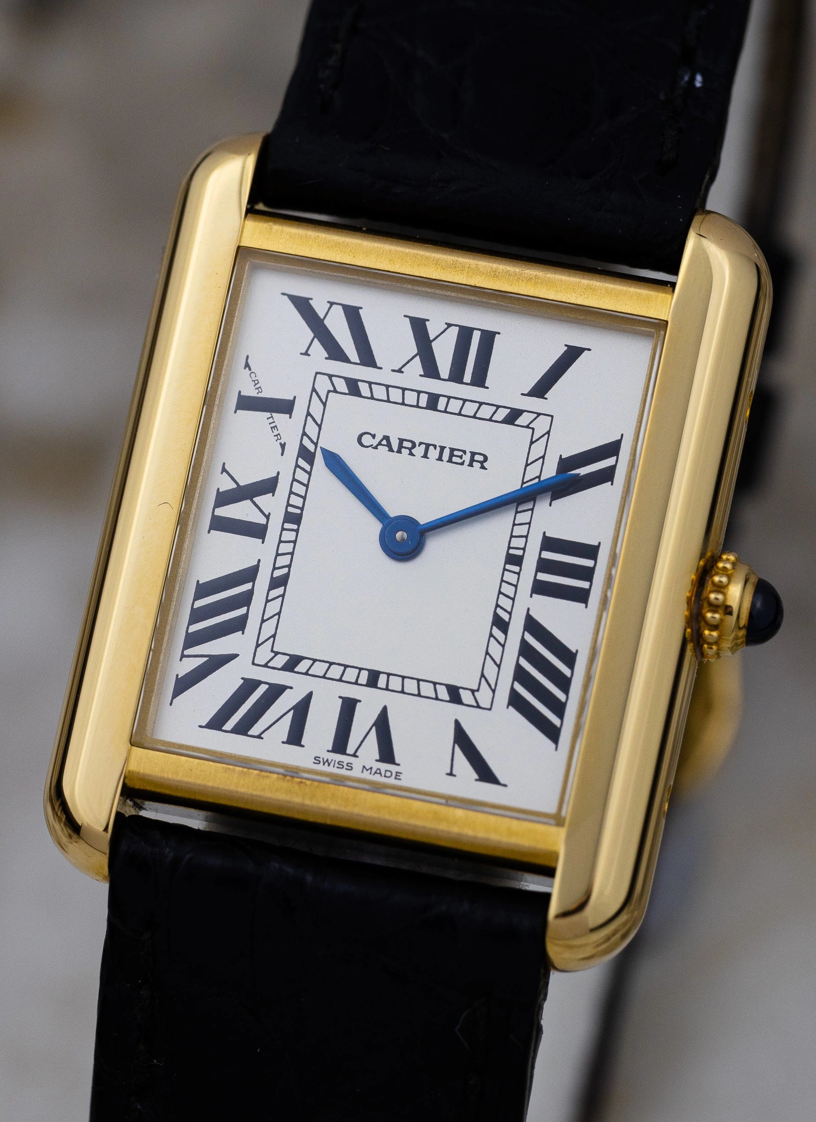 2010s 18K Lady Cartier Tank Solo 2743