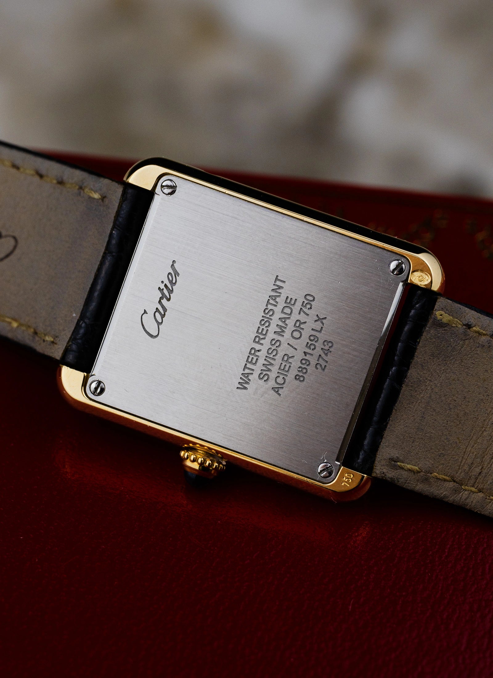 2010s 18K Lady Cartier Tank Solo 2743