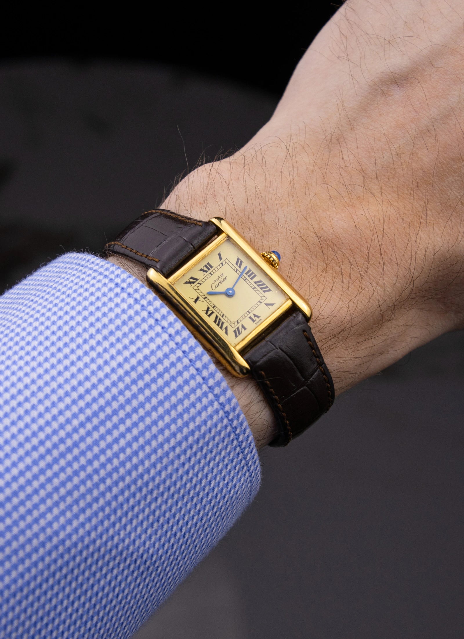 Must De Cartier Tank Ivory 5057001