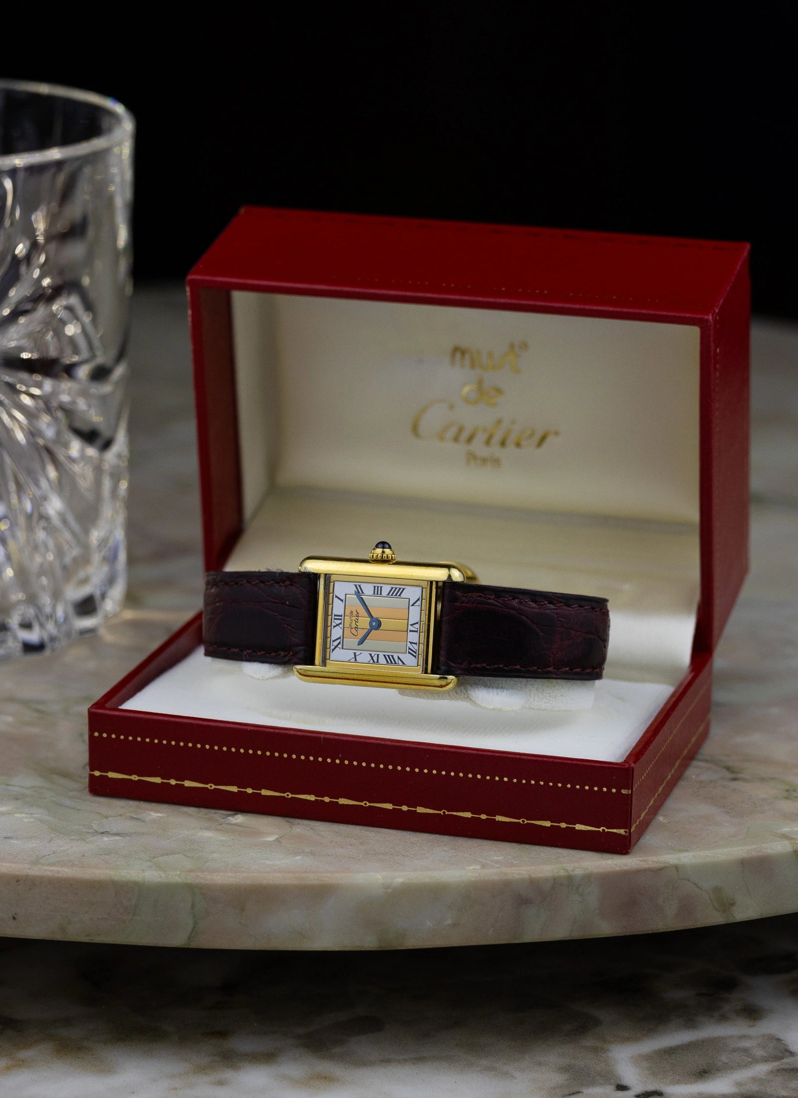 1980s Cartier Tank Trinity Dial 5057001