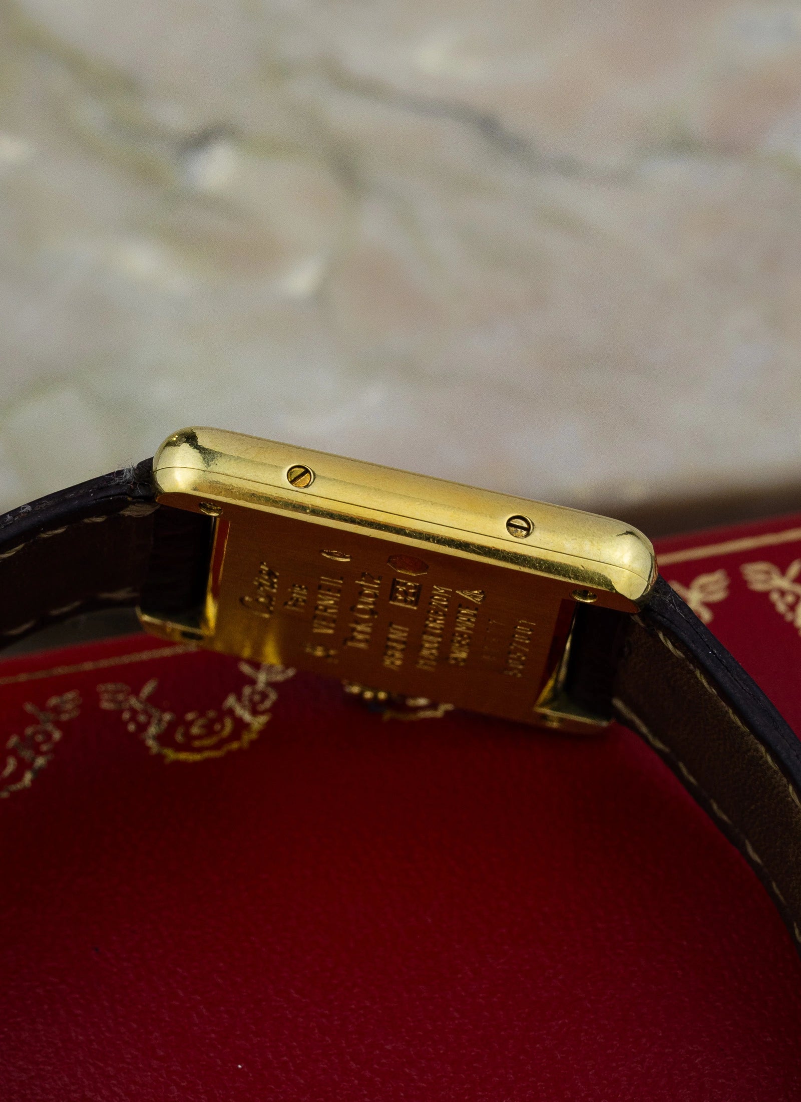 1980s Cartier Tank Trinity Dial 5057001
