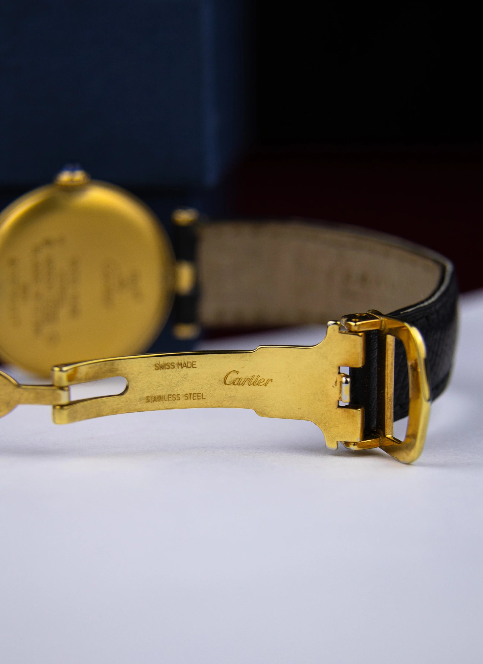 1990s Must de Cartier Vendome 1861 Trinity Dial