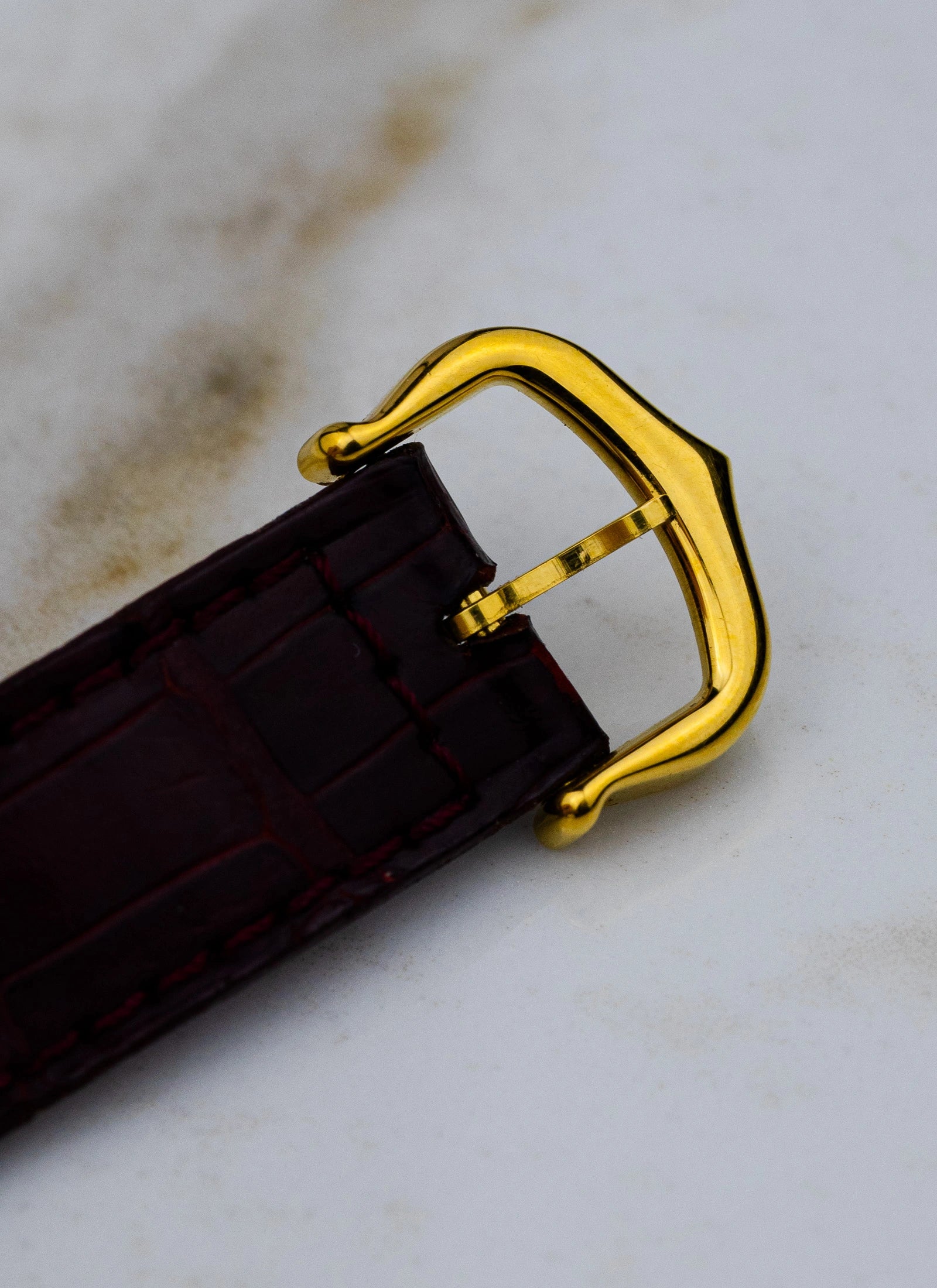 1990s Must de Cartier Vendome Black Roman Dial