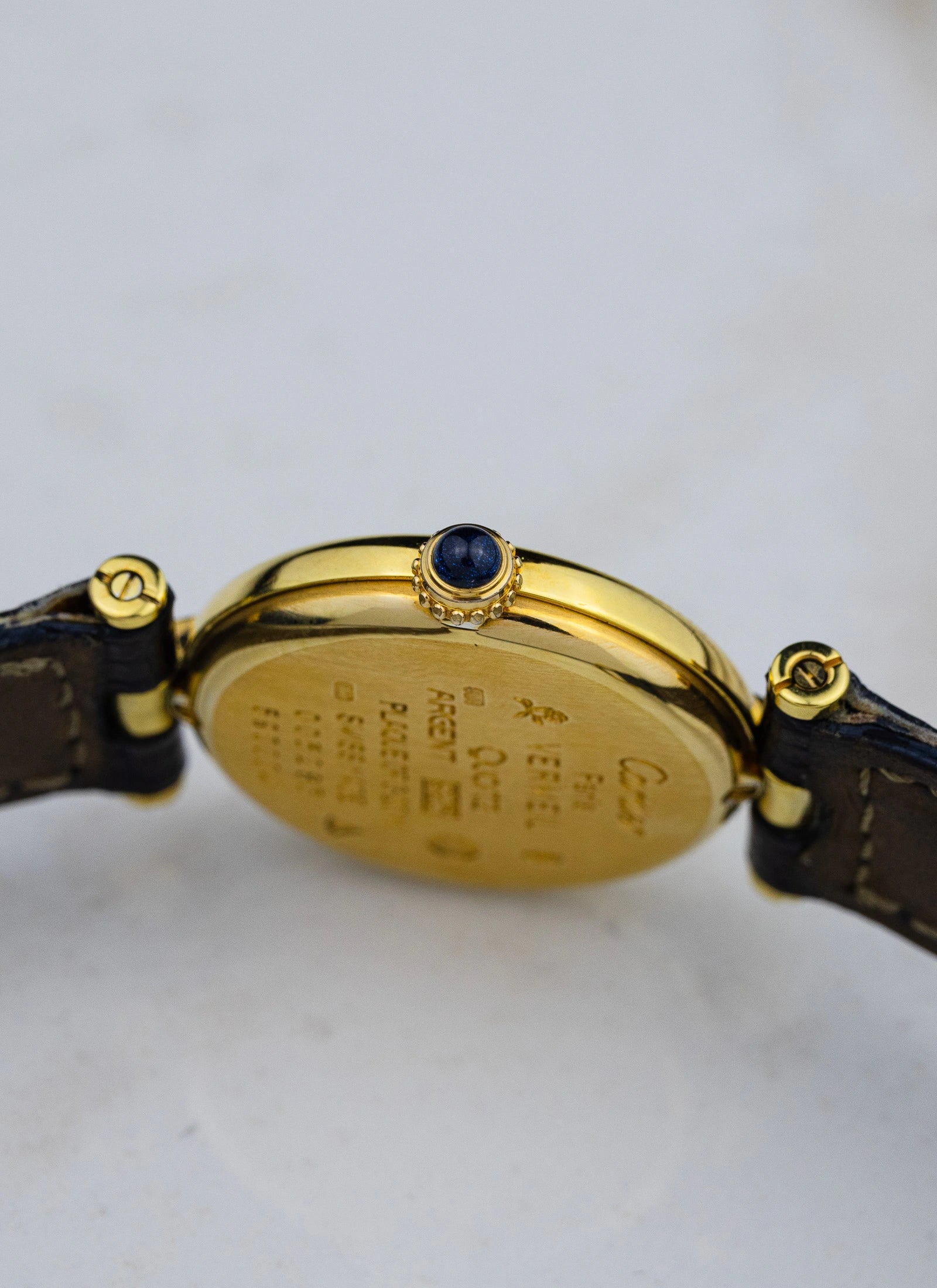 1990s Must de Cartier Vendome Ivory Roman Dial 590004