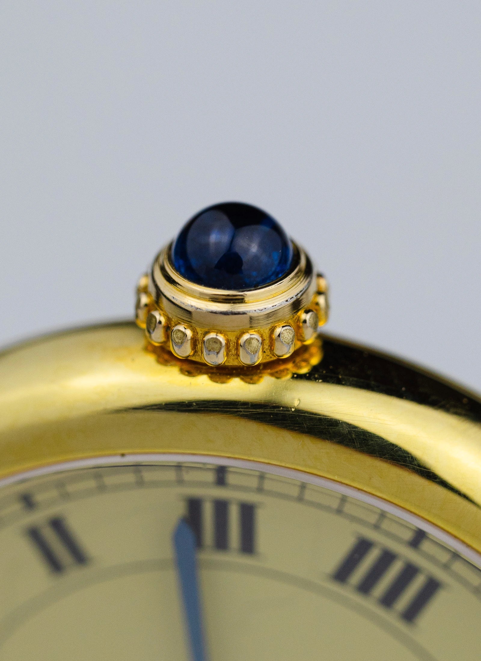 1990s Must de Cartier Vendome Ivory Roman Dial 590004