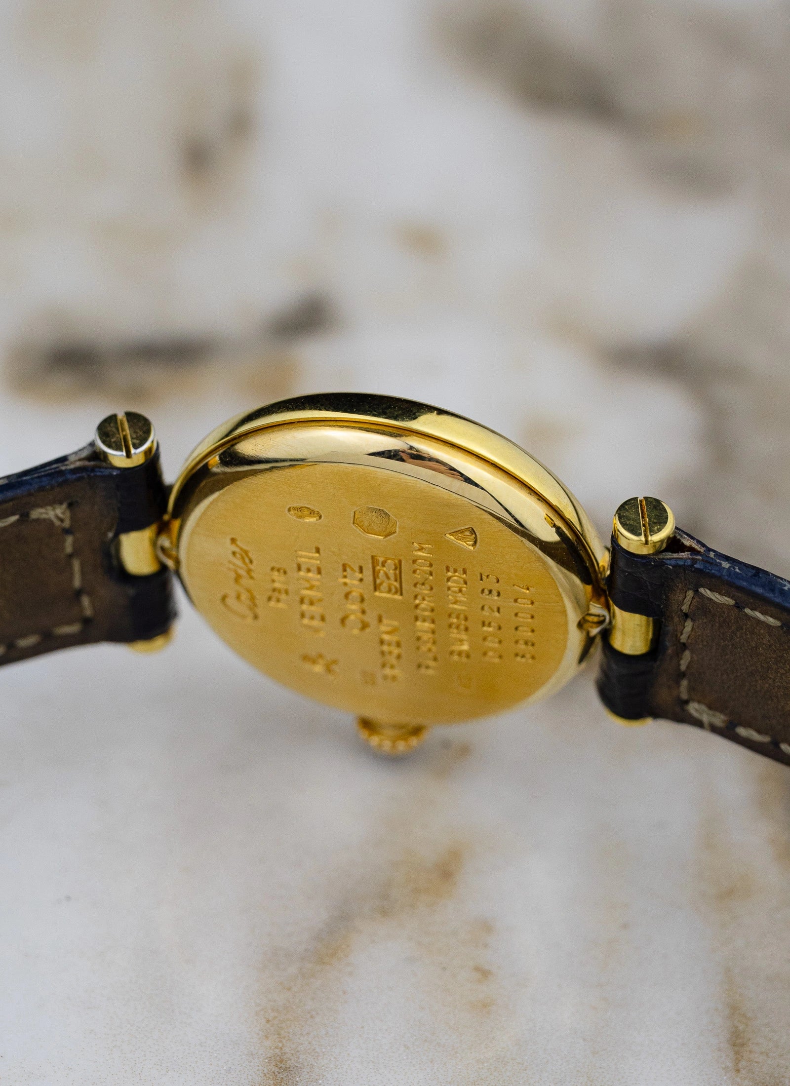 1990s Must de Cartier Vendome Ivory Roman Dial 590004