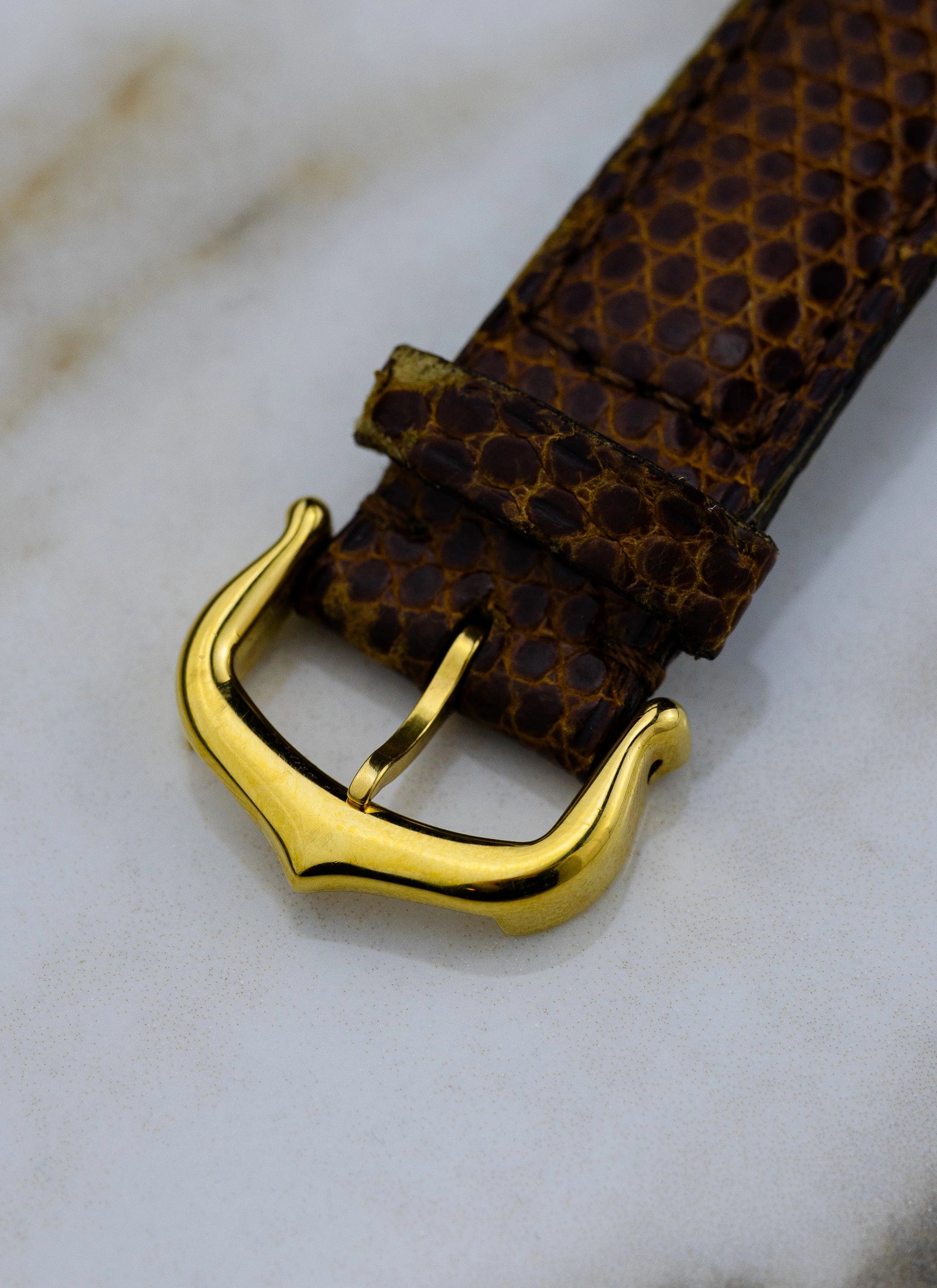 1980s Cartier Tank Vermeil Black Roman Dial