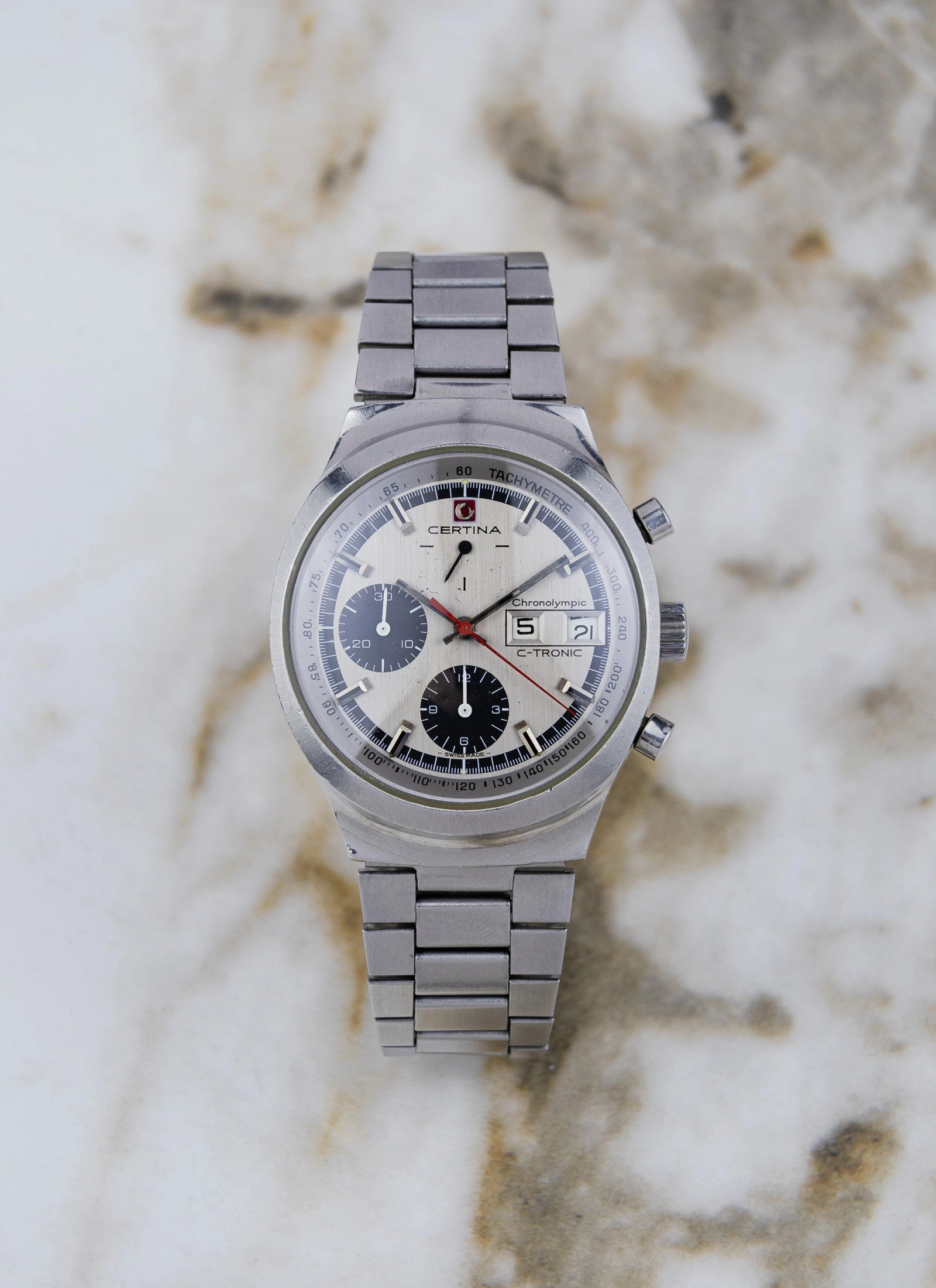 1970s Certina Chronoolympic C-tronic 749.3754.41