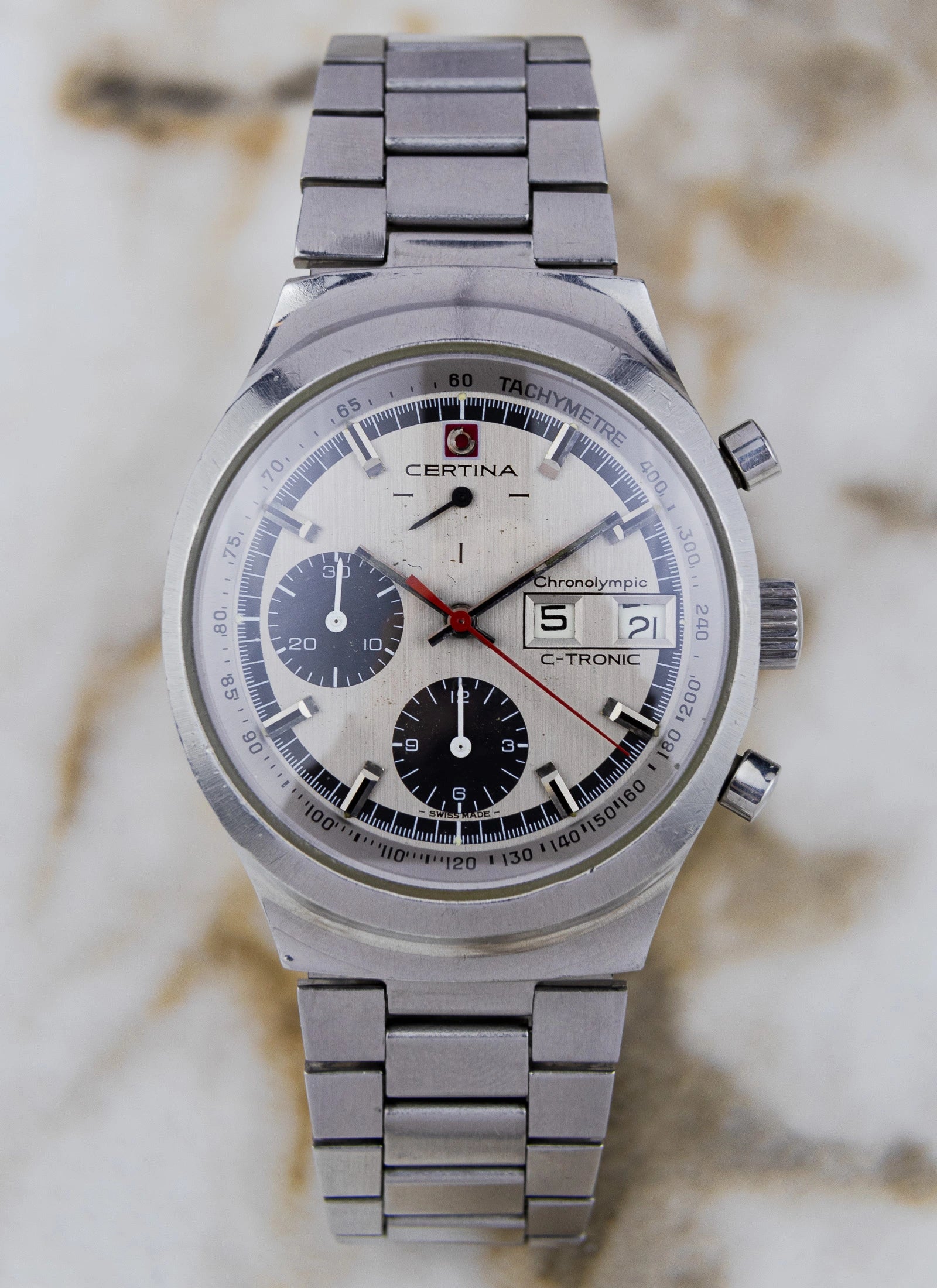 1970s Certina Chronoolympic C-tronic 749.3754.41