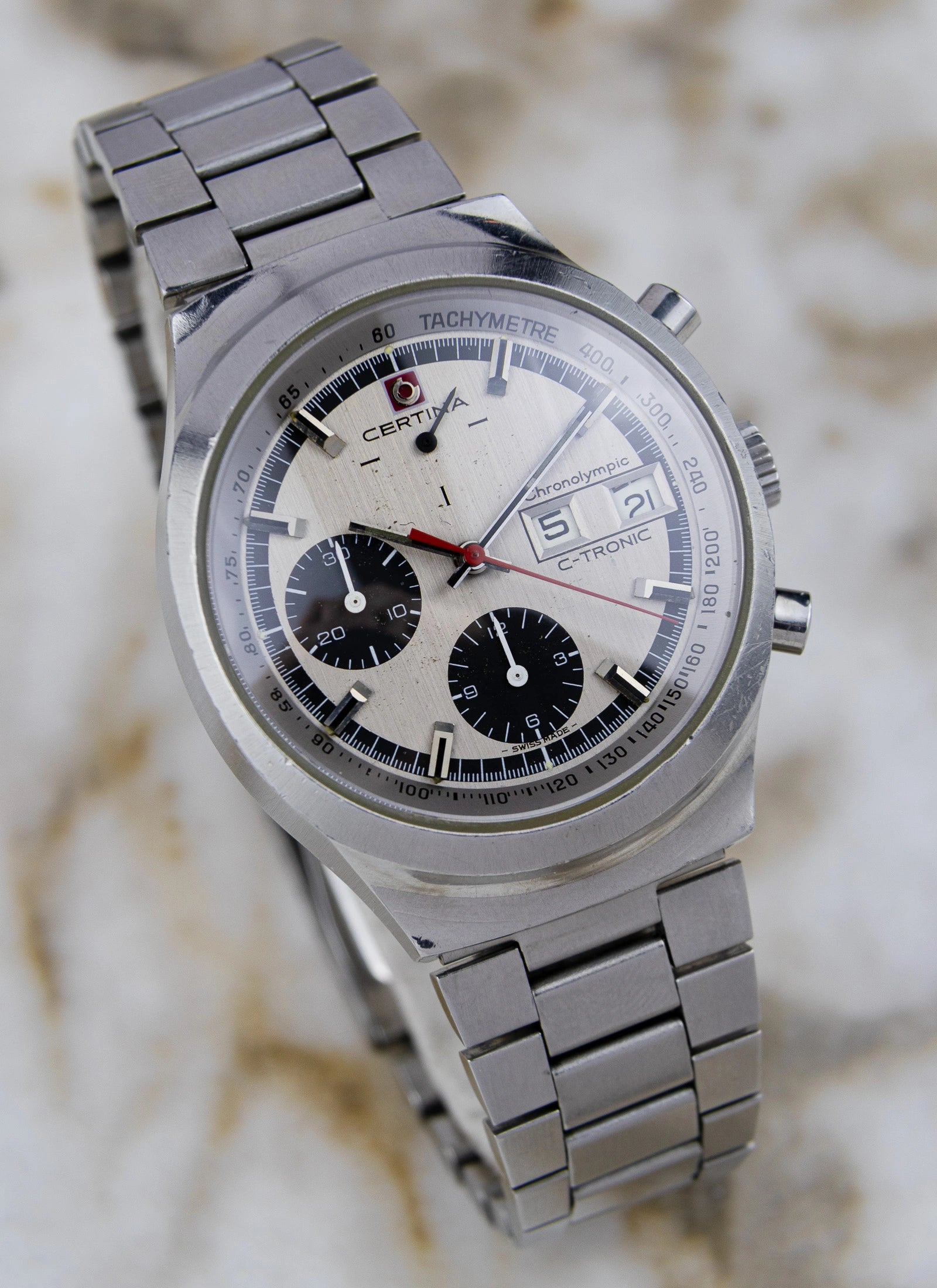 1970s Certina Chronoolympic C-tronic 749.3754.41