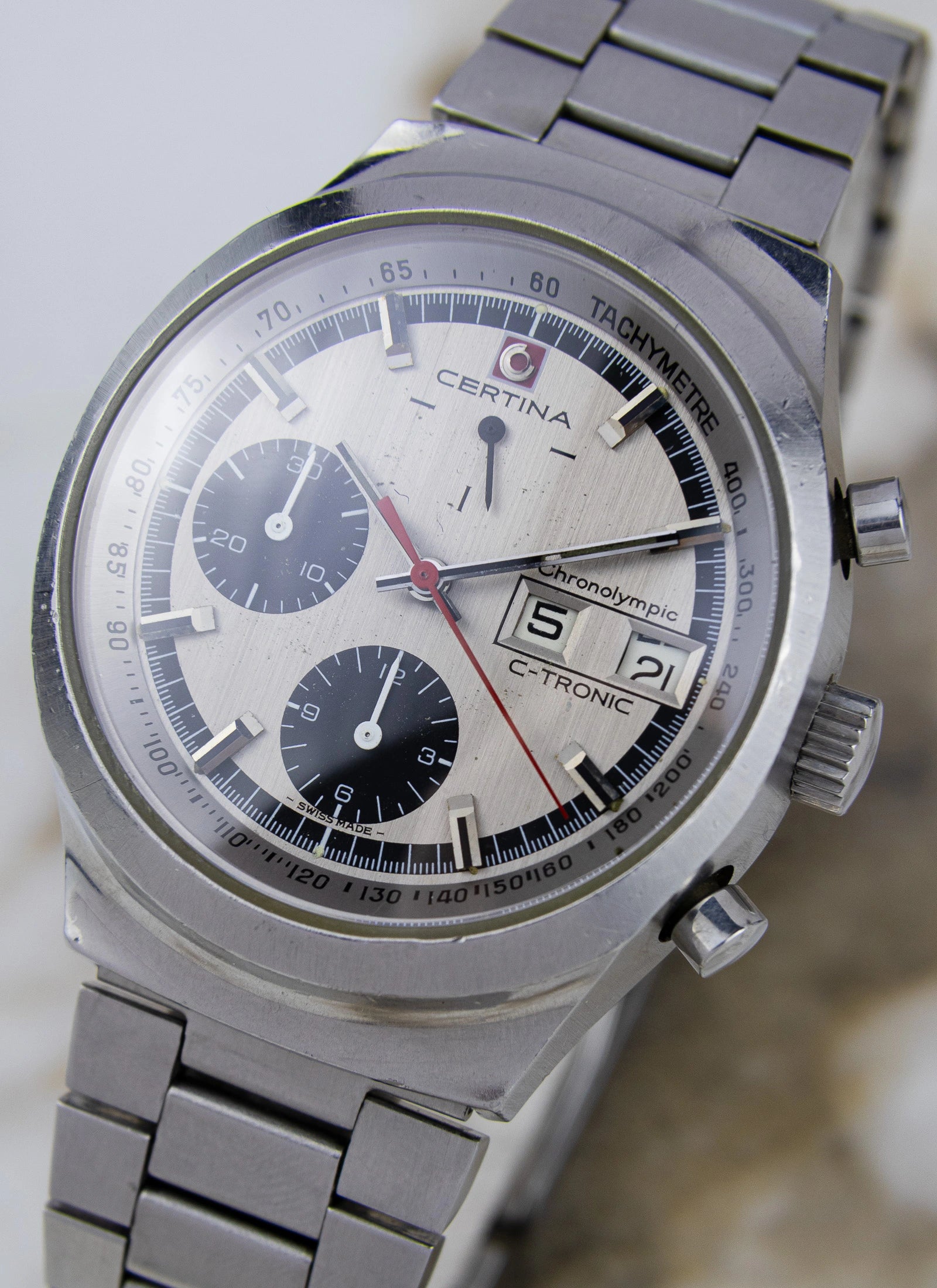 1970s Certina Chronoolympic C-tronic 749.3754.41