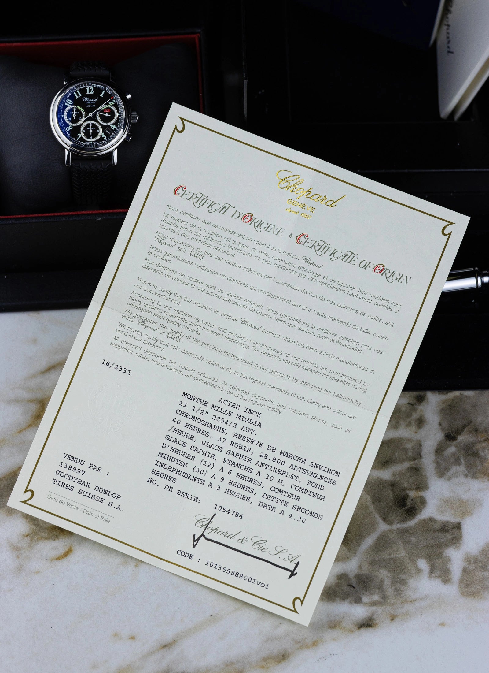 2000s Chopard Mille Miglia 16/8331-3001 Full Set