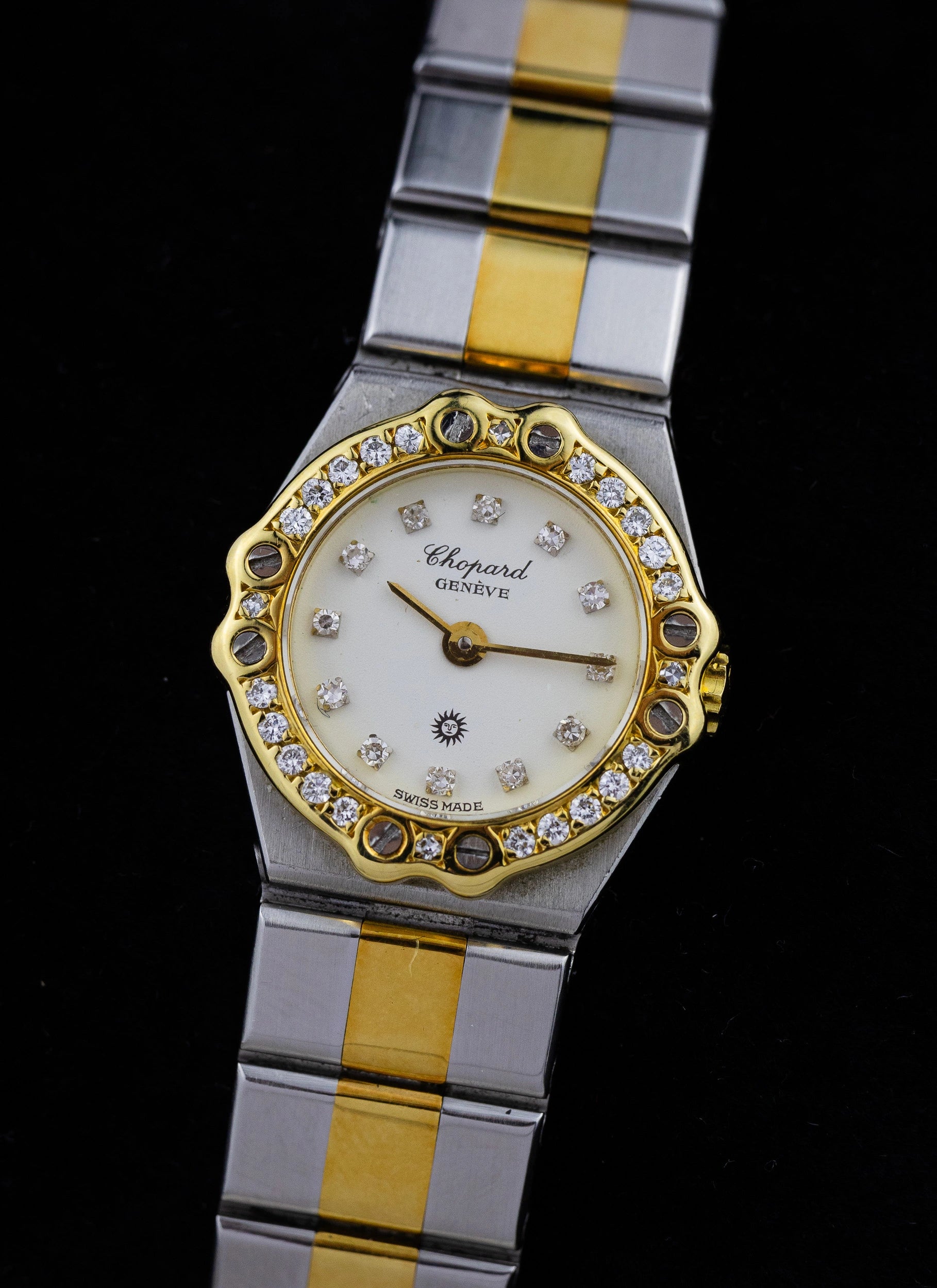 1990s Chopard St. Moritz Bicolor Diamonds 8067