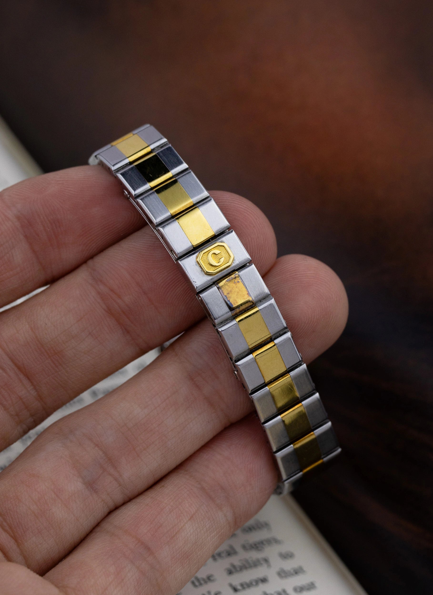 1990s Lady Chopard St. Moritz Bicolor Diamonds 8067