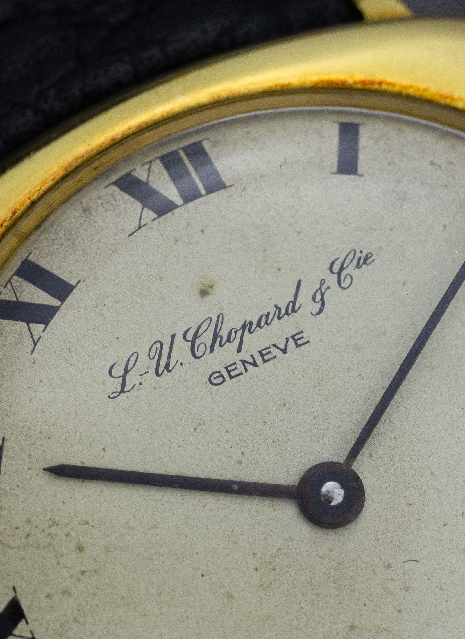 1960s 18K L.U. Chopard & Cie Cushion Case 2007 Serviced