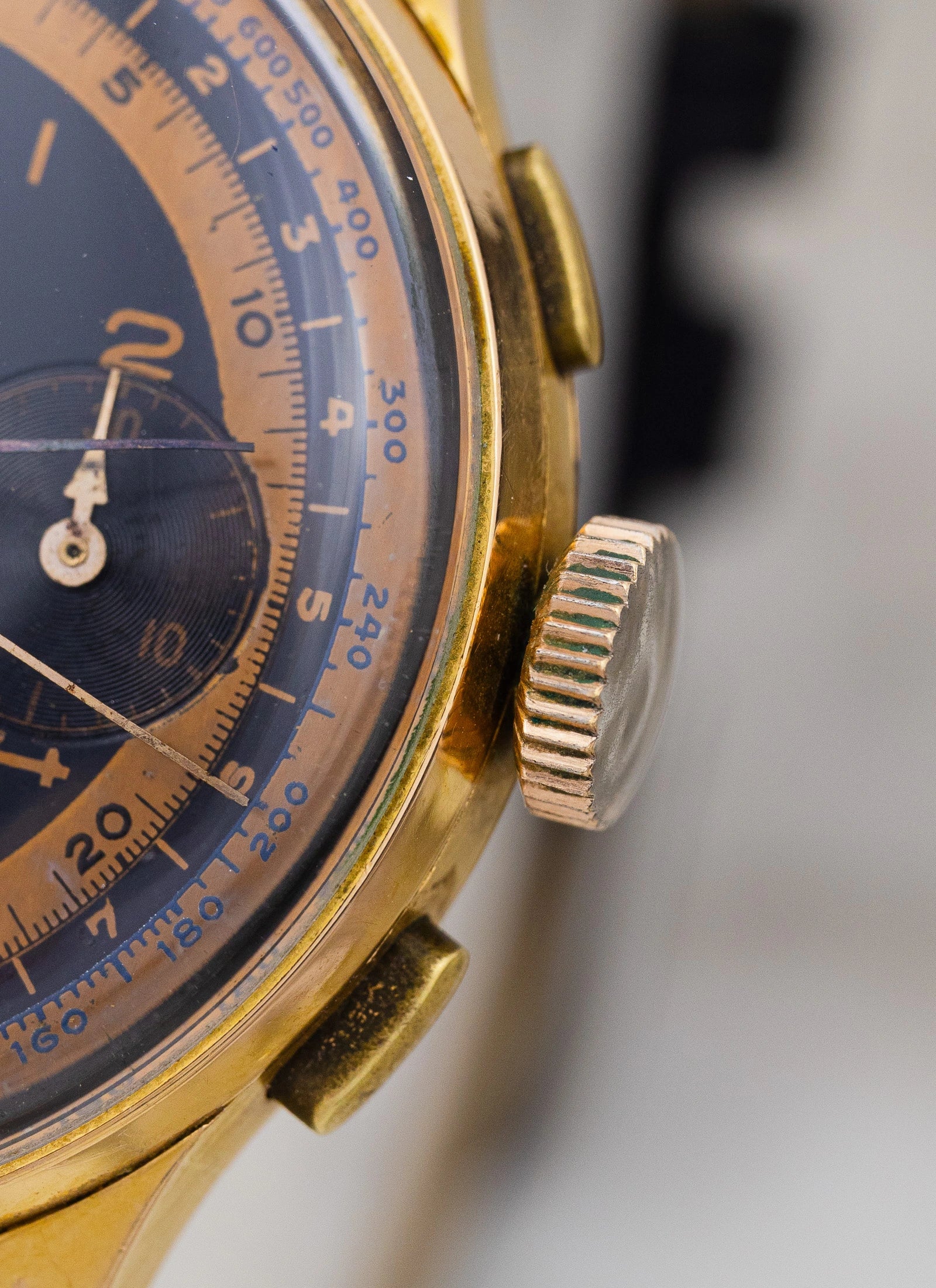 1960s 18K Rose Gold Chronographe Suisse