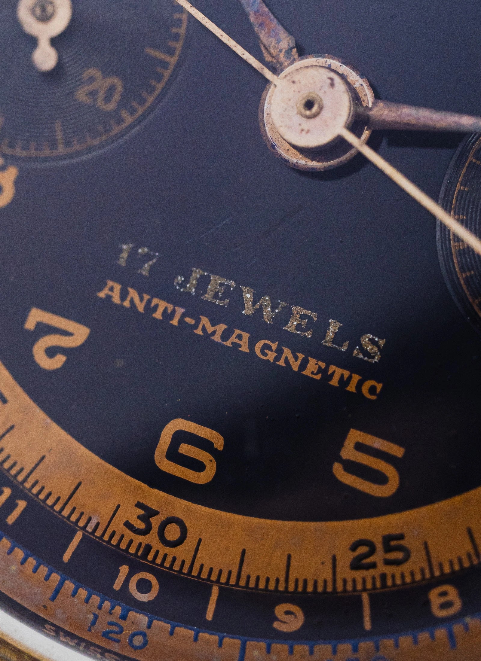 1960s 18K Rose Gold Chronographe Suisse