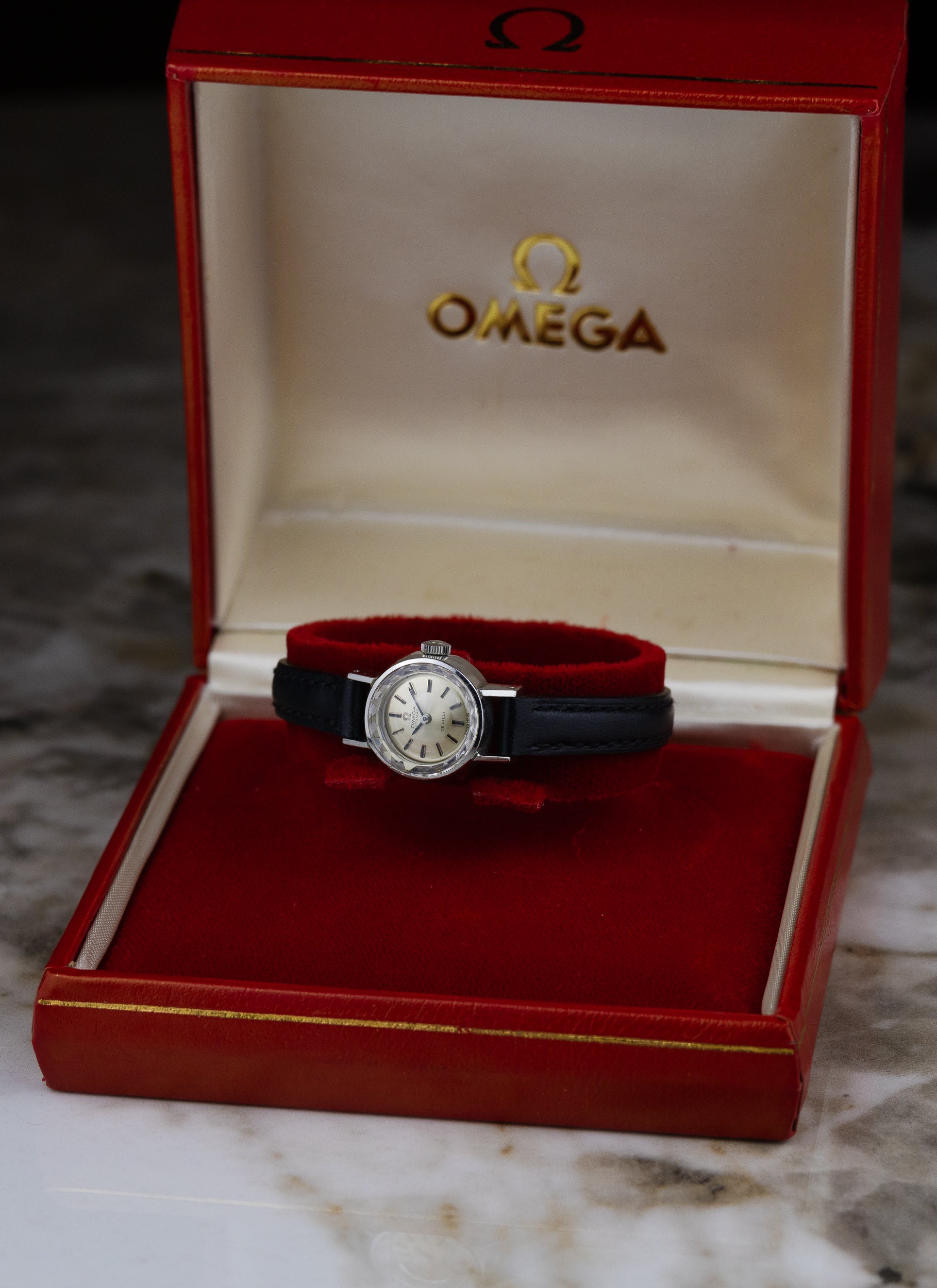 1970 Lady Omega De Ville Cocktail Watch 551.038 cal. 661 Box