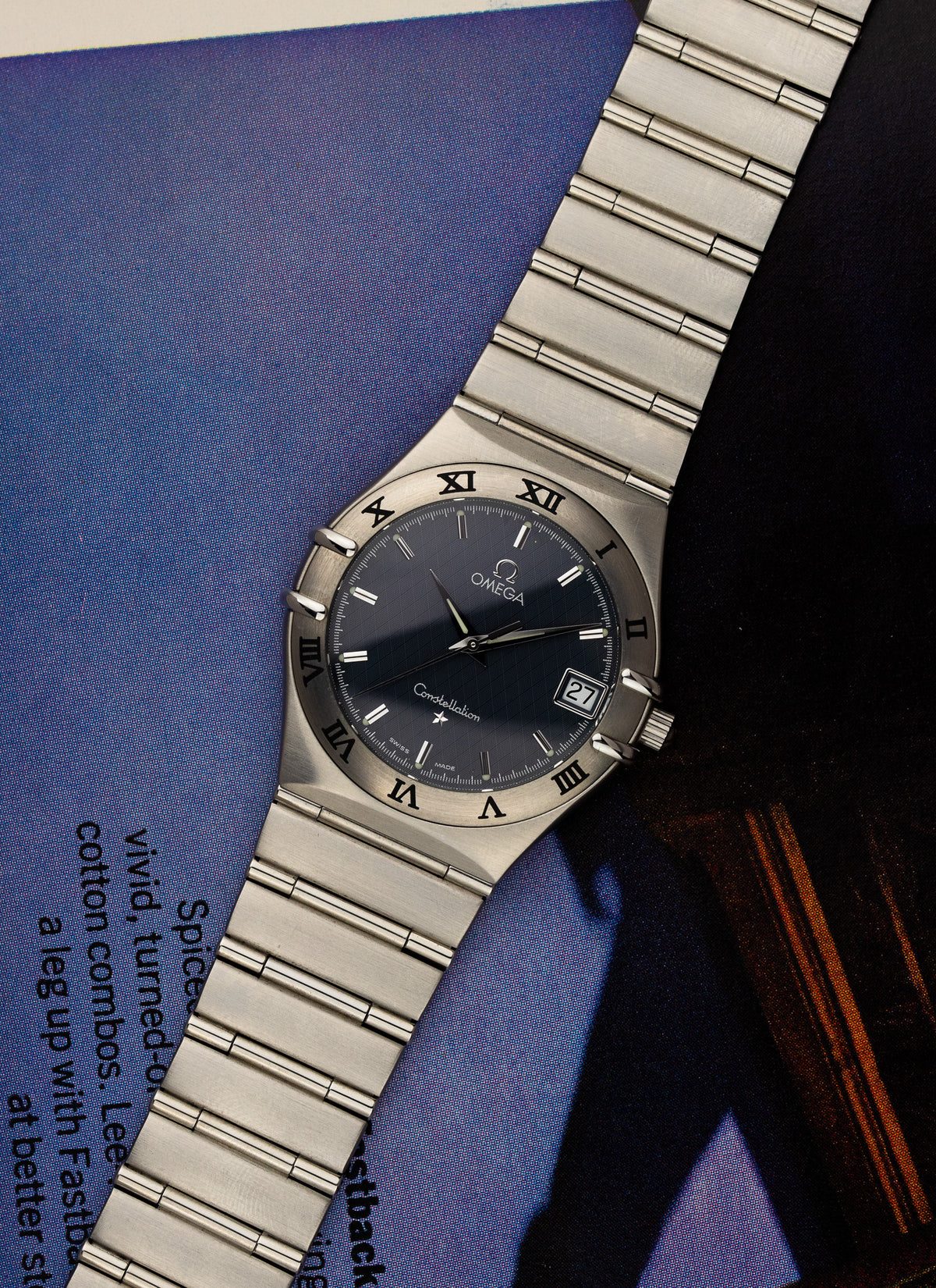 1998 Omega Constellation Manhattan Grey Dial 1512.40 cal. 1532 Full Set