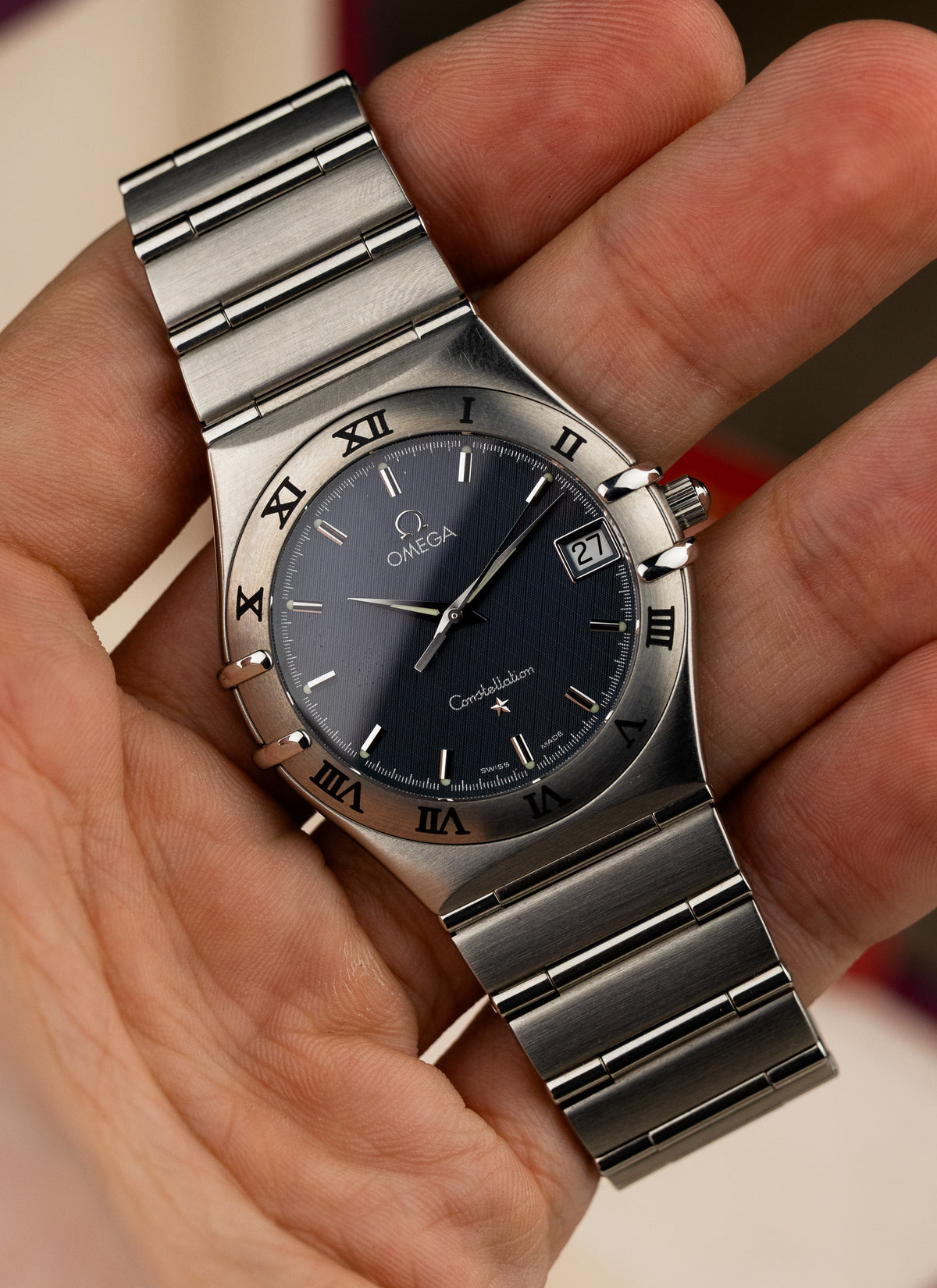 1998 Omega Constellation Manhattan Grey Dial 1512.40 cal. 1532 Full Set